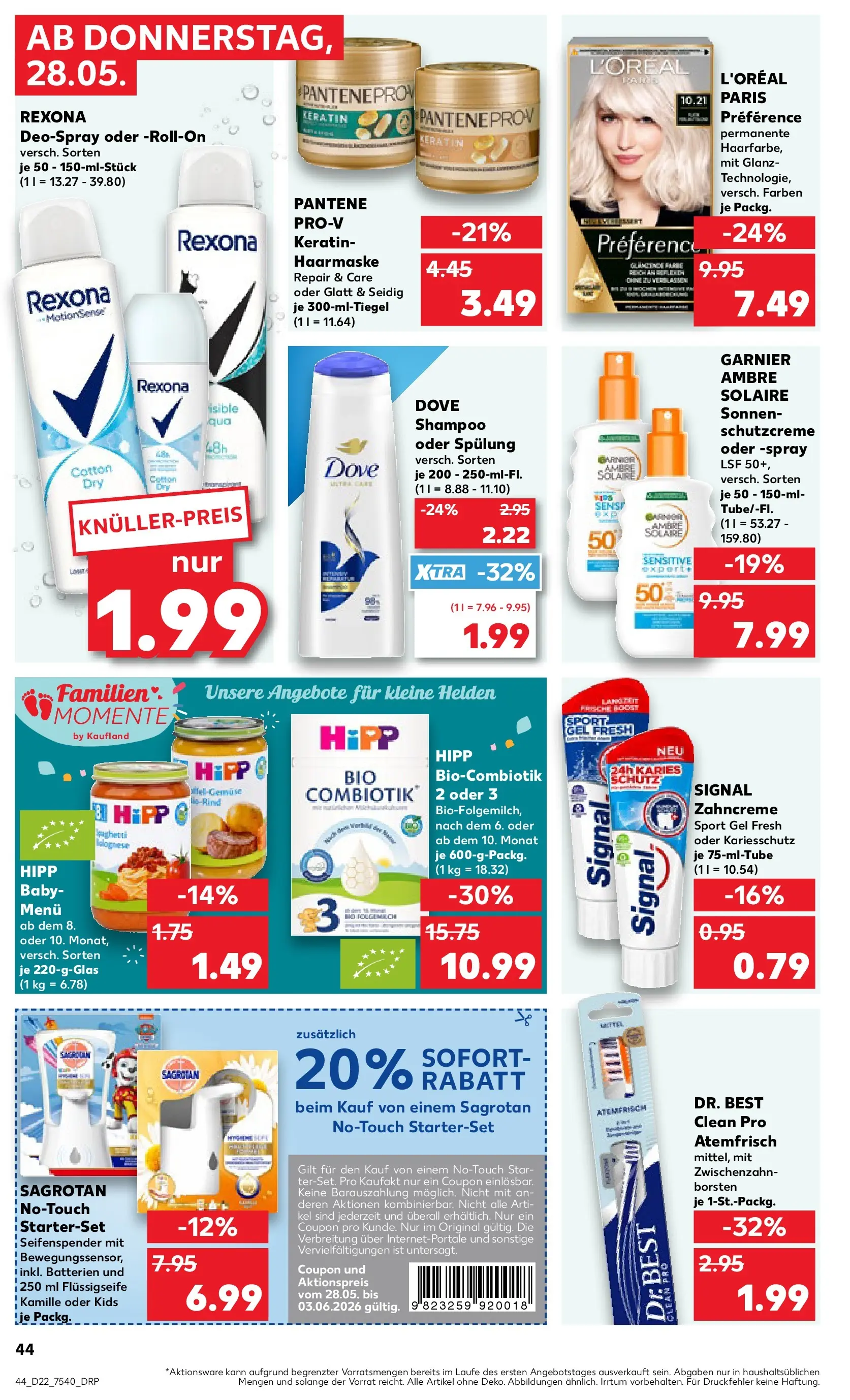 Prospekt Kaufland ab 26.05.2026 » Angebote und Werbung Online | Seite: 49 | Produkte: Batterien, Seifenspender, Shampoo, Deospray Prospekt Kaufland ab 26.05.2026 » Angebote Online zum Blättern | Seite: 49 | Produkte: Batterien, Seifenspender, Shampoo, Deospray