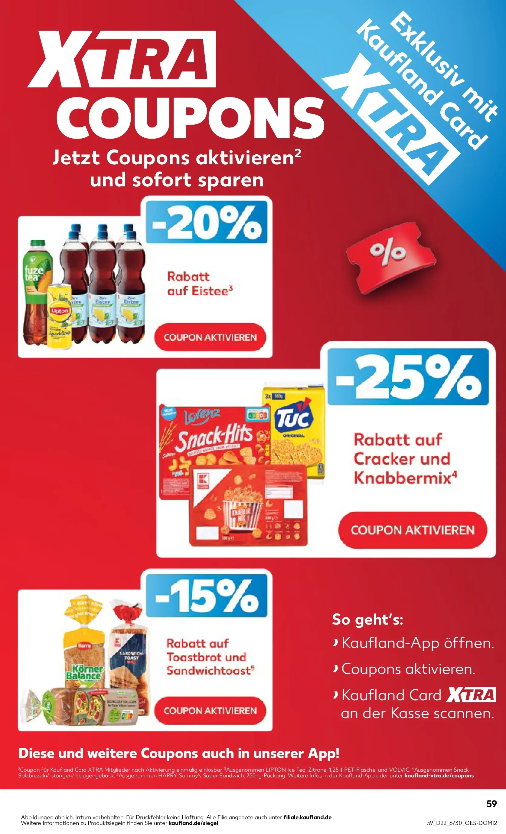 Prospekt Kaufland ab 26.05.2026 » Angebote und Werbung Online | Seite: 64 | Produkte: Fuze tea, Toast, Toastbrot Prospekt Kaufland ab 26.05.2026 » Angebote Online zum Blättern | Seite: 64 | Produkte: Fuze tea, Toast, Toastbrot