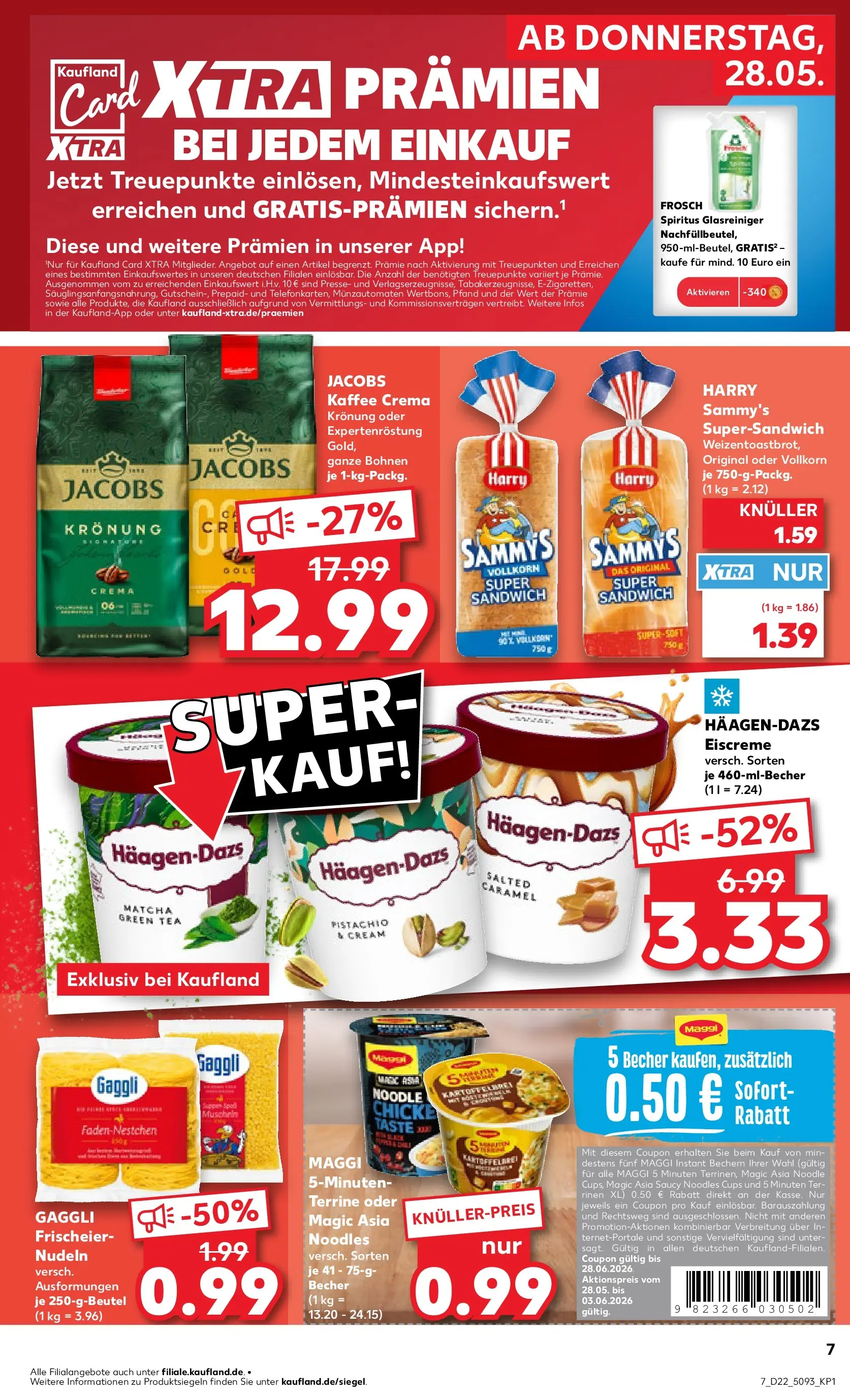 Prospekt Kaufland ab 26.05.2026 » Angebote Online zum Blättern | Seite: 12 | Produkte: Presse, Toast, Eiscreme, Nudeln