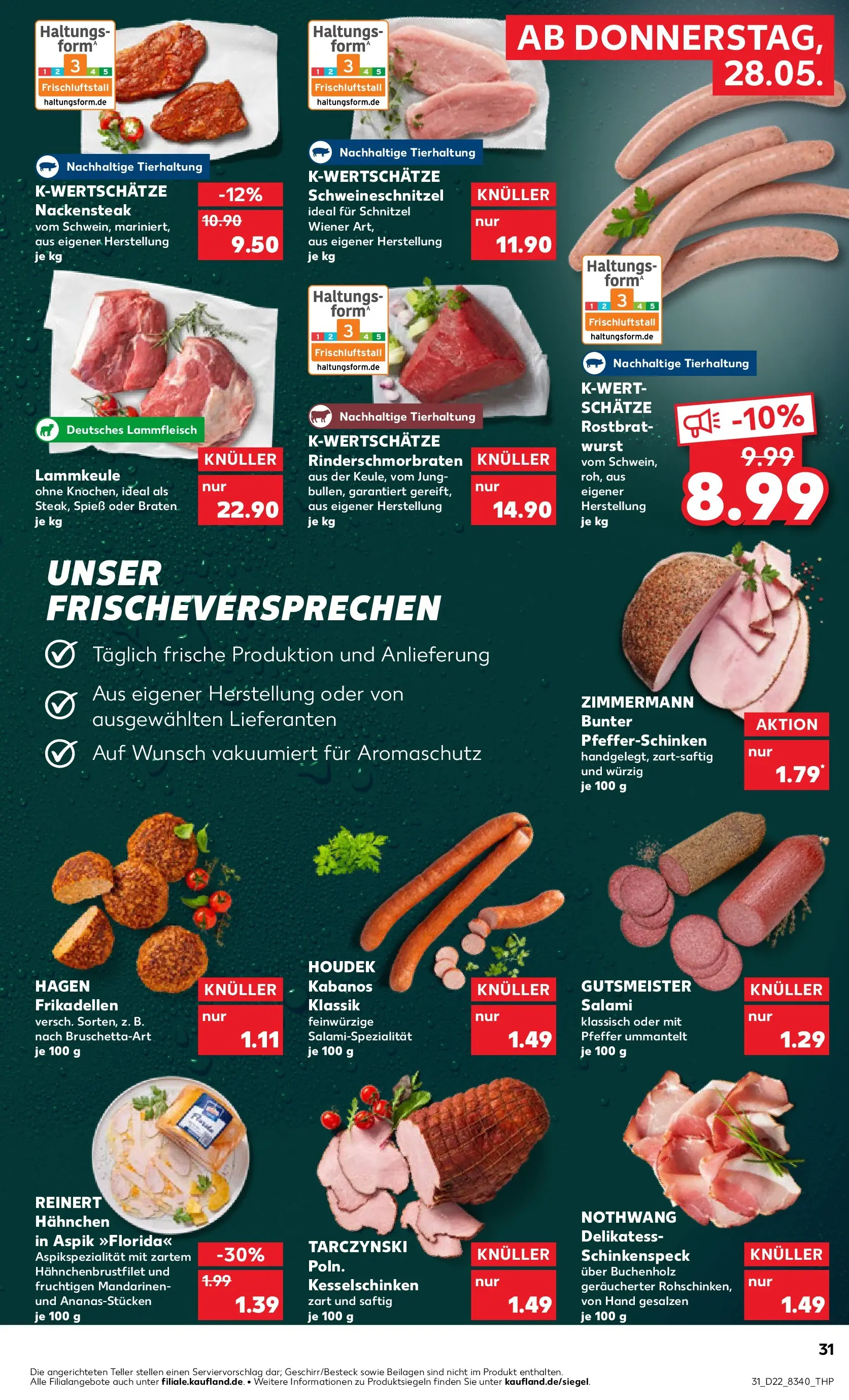 Prospekt Kaufland ab 26.05.2026 » Angebote und Werbung Online | Seite: 36 | Produkte: Hahnchen, Mandarinen, Schnitzel, Wurst Prospekt Kaufland ab 26.05.2026 » Angebote Online zum Blättern | Seite: 36 | Produkte: Hahnchen, Mandarinen, Schnitzel, Wurst