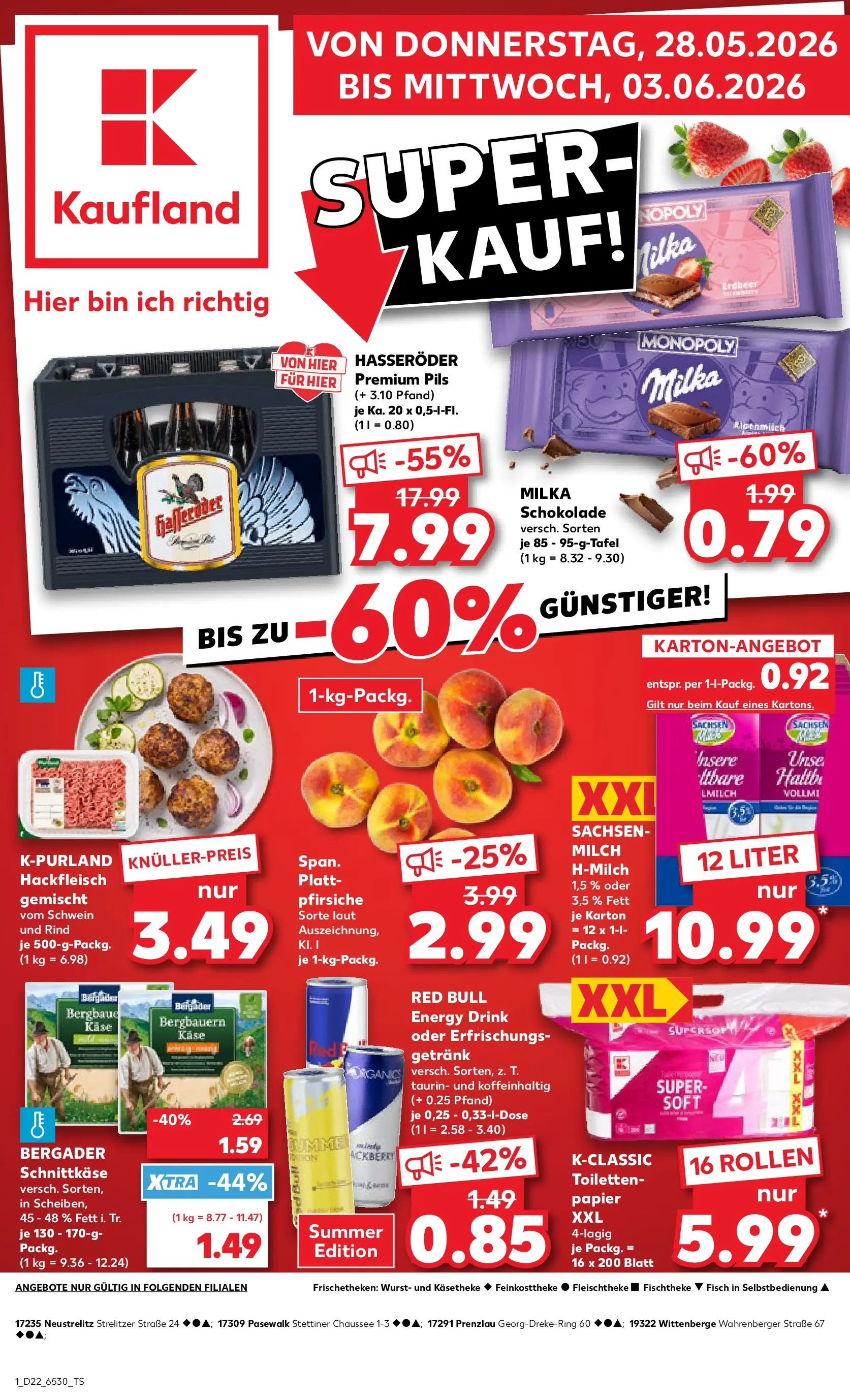 Prospekt Kaufland ab 26.05.2026 » Angebote und Werbung Online | Seite: 6 | Produkte: Red bull, Energy, Käse, Fisch Prospekt Kaufland ab 26.05.2026 » Angebote Online zum Blättern | Seite: 6 | Produkte: Red bull, Energy, Käse, Fisch