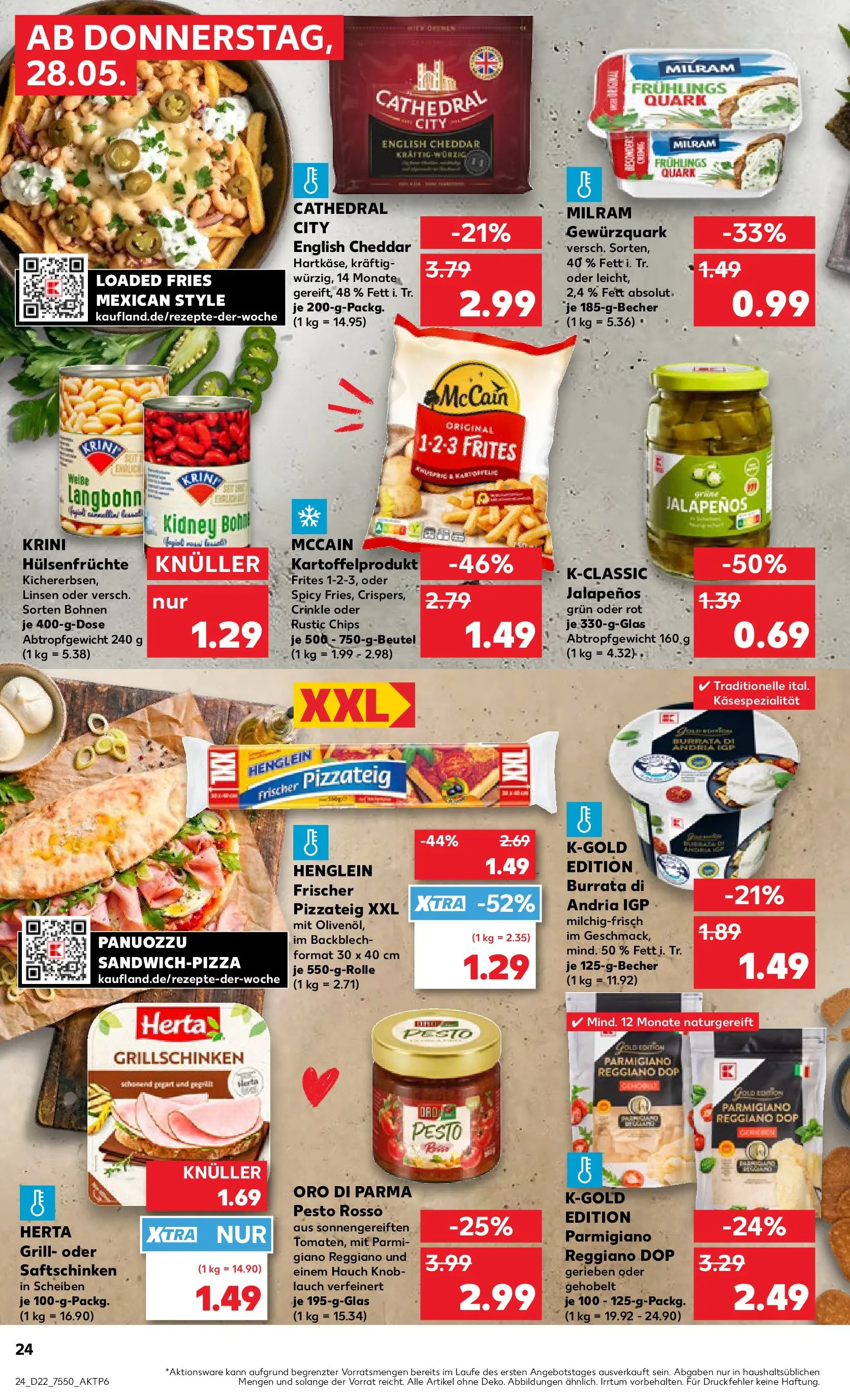 Prospekt Kaufland ab 26.05.2026 » Angebote Online zum Blättern | Seite: 29 | Produkte: Quark, McCain, Knoblauch, Chips
