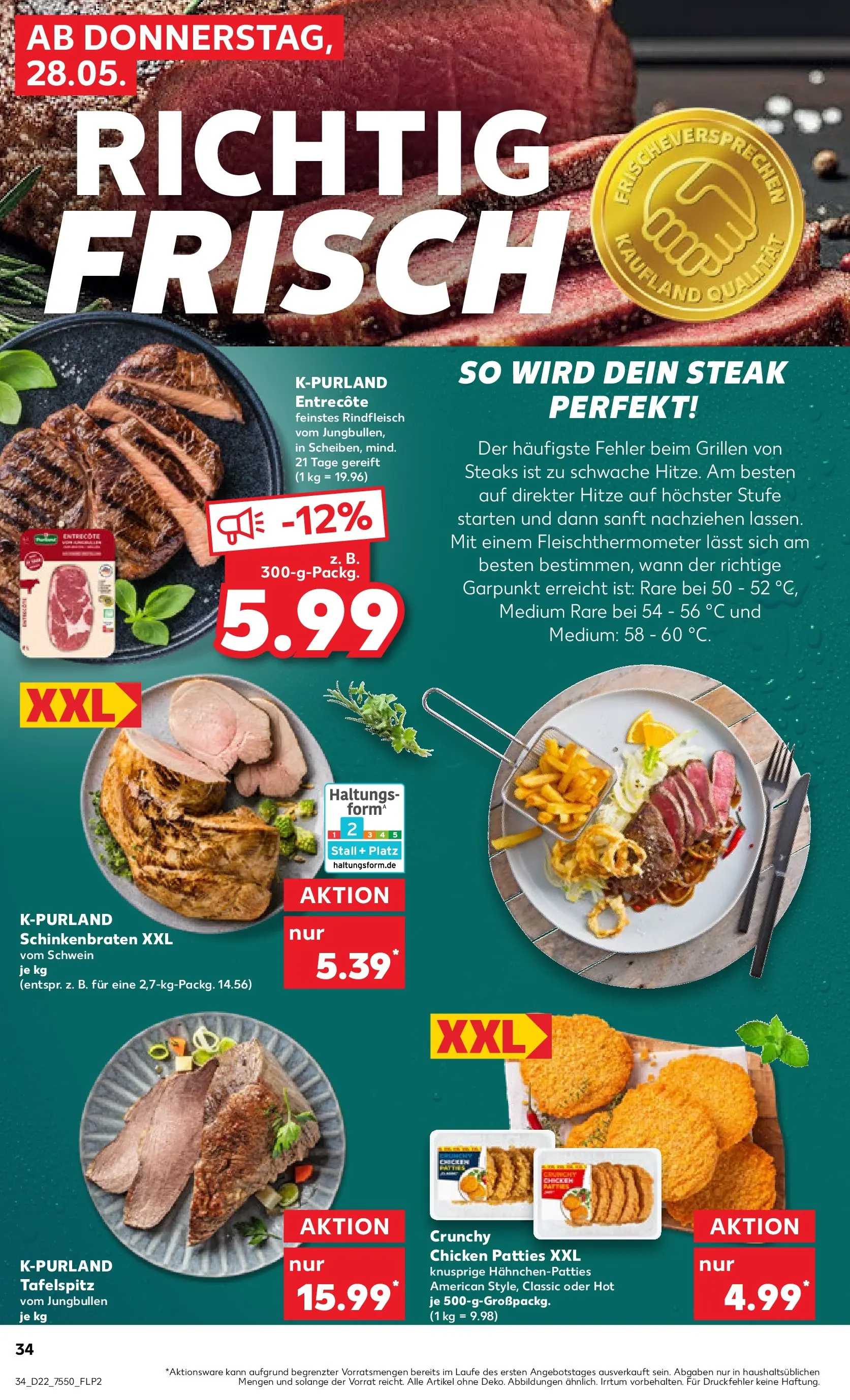 Prospekt Kaufland ab 26.05.2026 » Angebote Online zum Blättern | Seite: 39 | Produkte: Tafelspitz, Entrecote, Rindfleisch, Steak