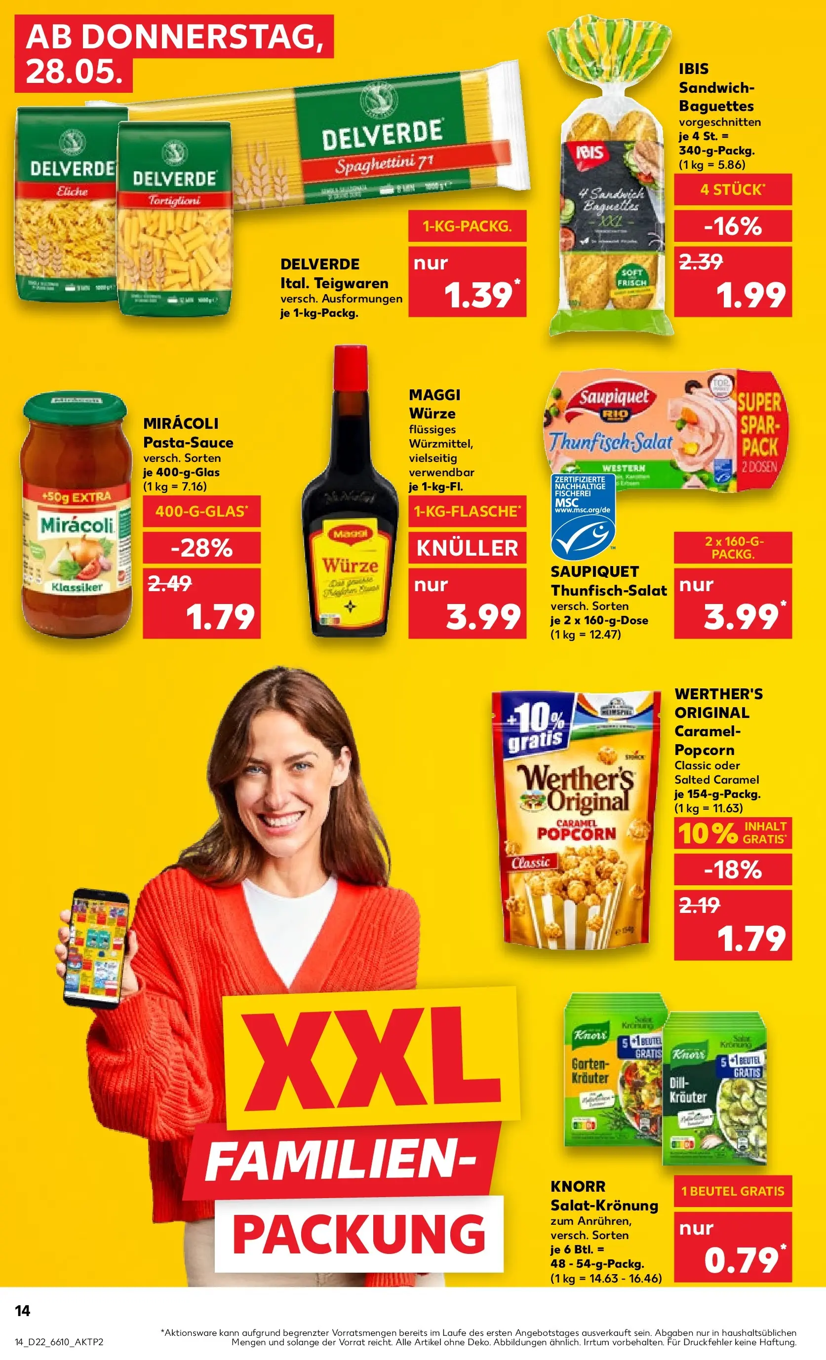 Prospekt Kaufland ab 26.05.2026 » Angebote und Werbung Online | Seite: 27 | Produkte: Thunfisch, Knorr, Dill, Pasta Prospekt Kaufland ab 26.05.2026 » Angebote Online zum Blättern | Seite: 27 | Produkte: Thunfisch, Knorr, Dill, Pasta