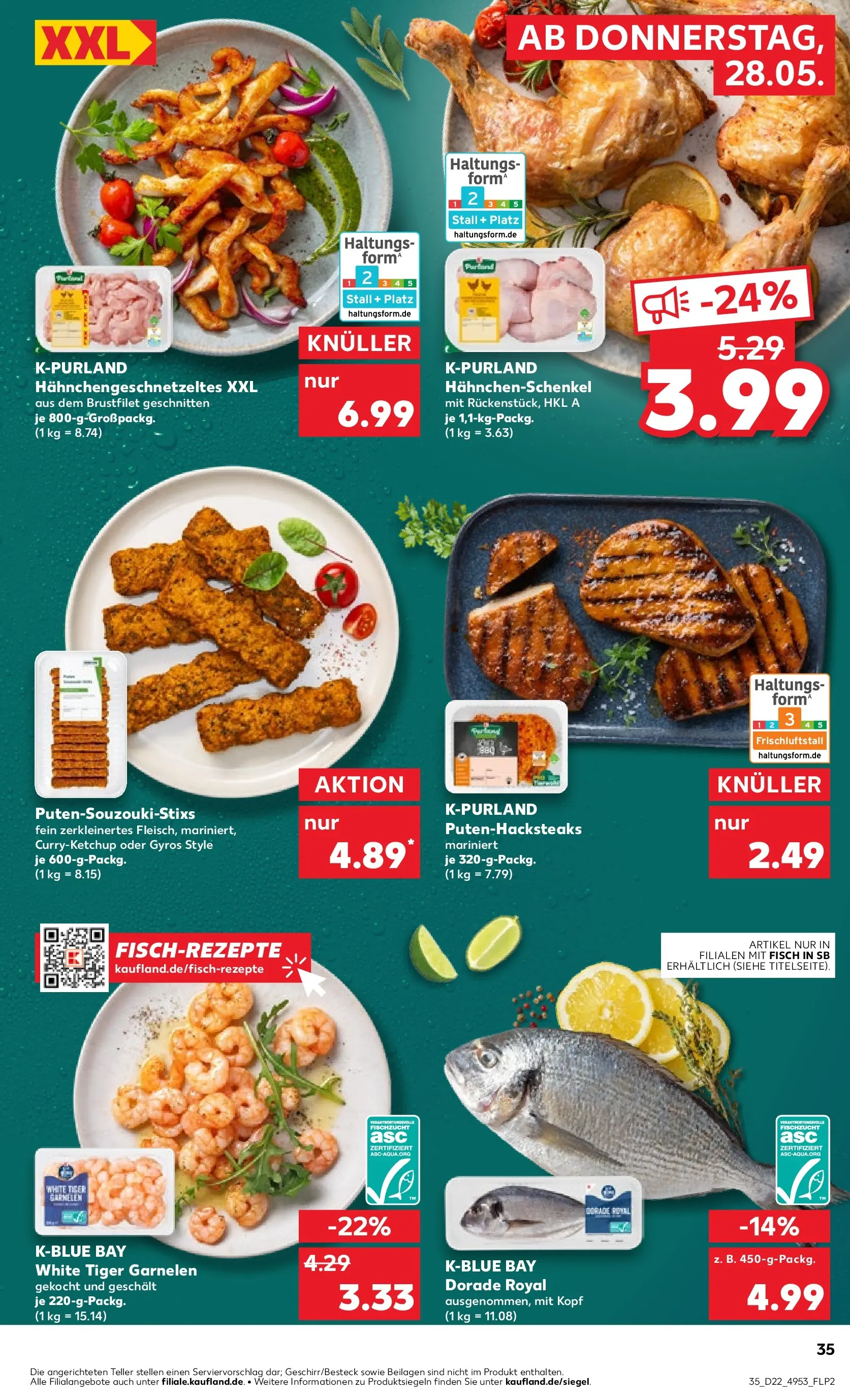 Prospekt Kaufland ab 26.05.2026 » Angebote und Werbung Online | Seite: 48 | Produkte: Garnelen, Fisch, Gyros, Tiger garnelen Prospekt Kaufland ab 26.05.2026 » Angebote Online zum Blättern | Seite: 48 | Produkte: Garnelen, Fisch, Gyros, Tiger garnelen