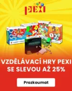 Sevt VZDĚL&Aacute;VAC&Iacute; HRY PEXI SE SLEVOU AŽ 25% &ndash; do 31.05.2026