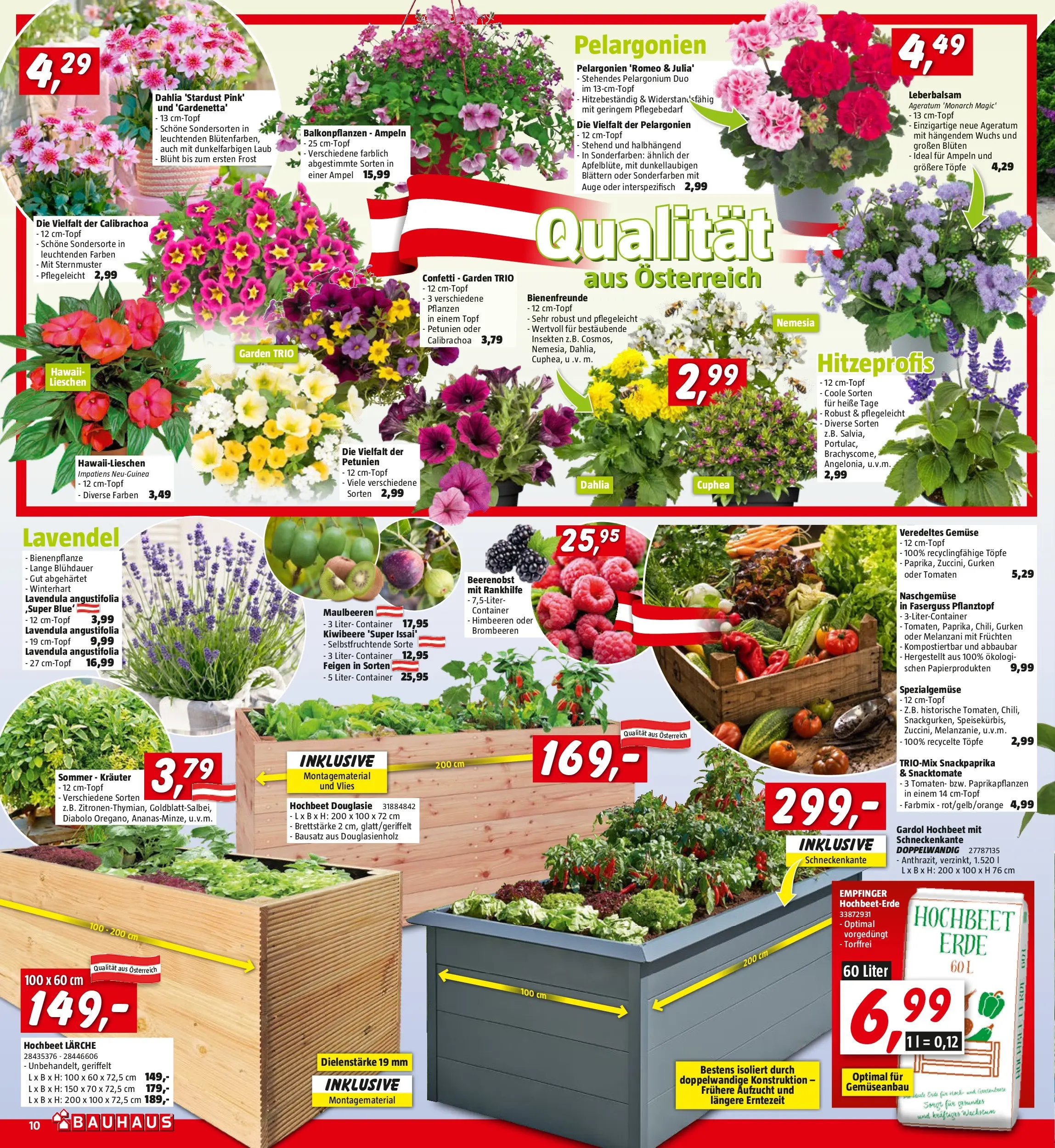 Bauhaus - BAUHAUS: Flugblatt von 26.05.2026 - Aktuelle Angebote | Seite: 10 | Produkte: Gurken, Gemüse, Tomaten