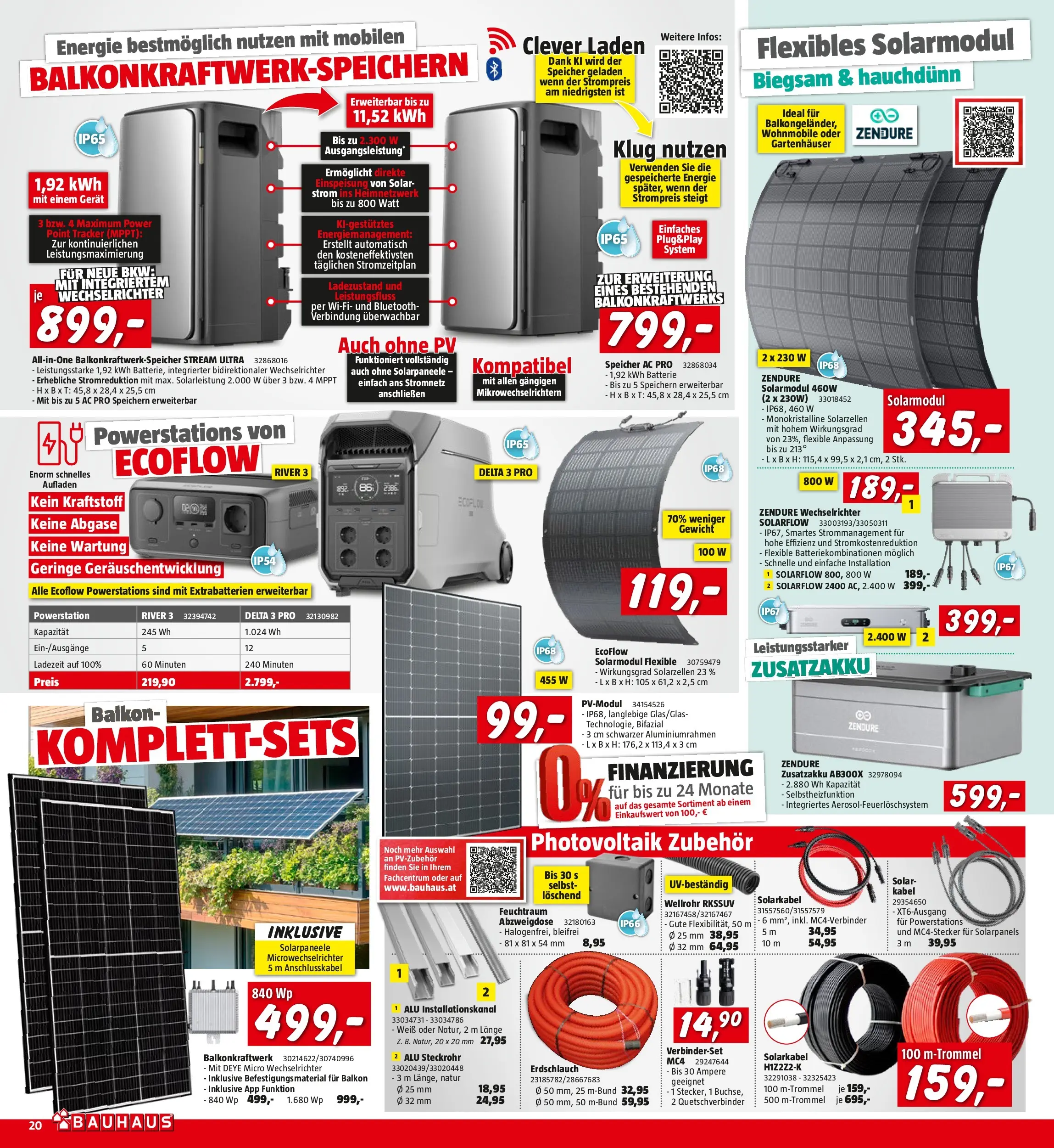 Bauhaus - BAUHAUS: Flugblatt von 26.05.2026 - Aktuelle Angebote | Seite: 20 | Produkte: Kabel, Gewicht, Batterie