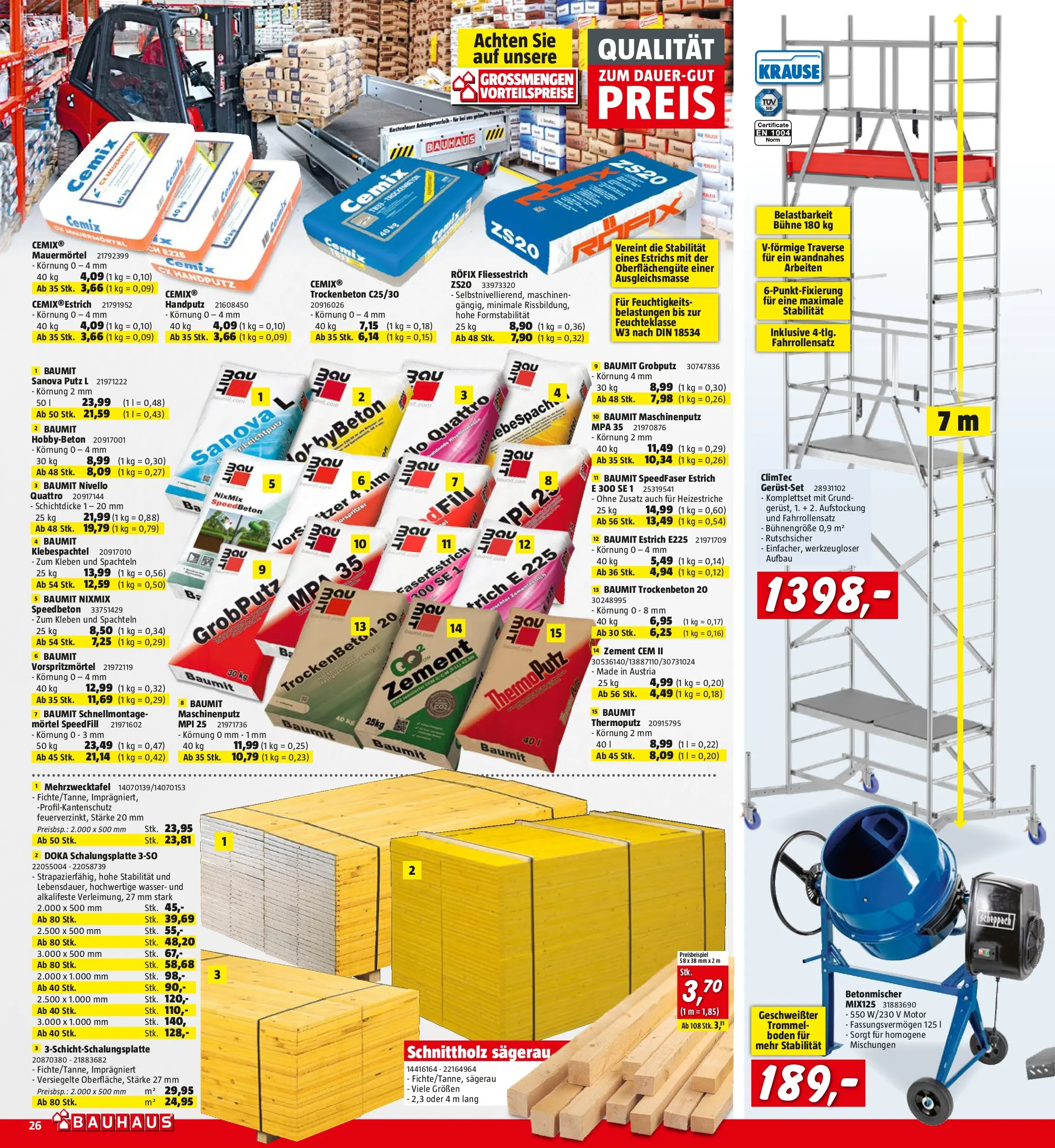 Bauhaus - BAUHAUS: Flugblatt von 26.05.2026 - Aktuelle Angebote | Seite: 26 | Produkte: Wasser