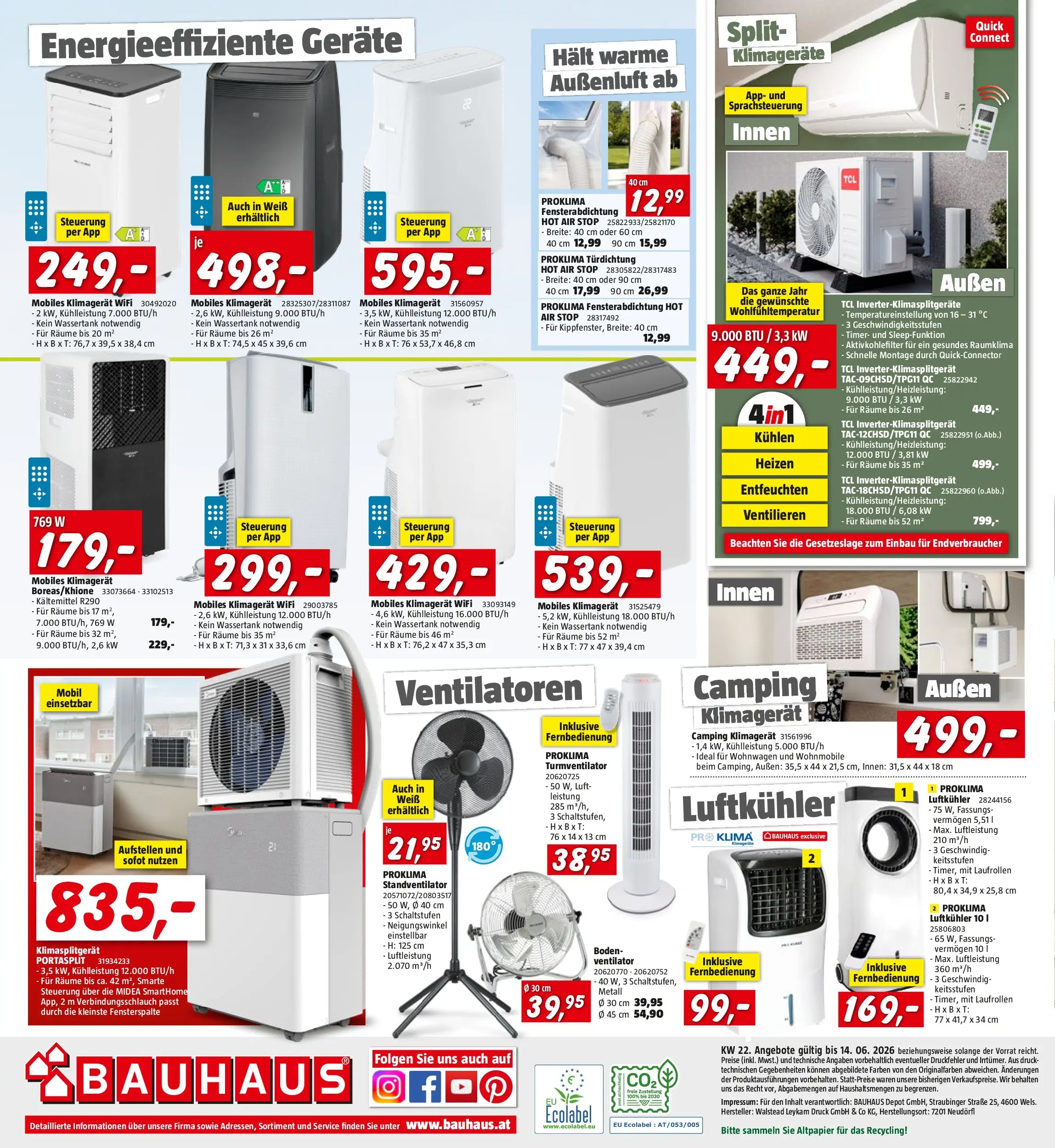 Bauhaus - BAUHAUS: Flugblatt von 26.05.2026 - Aktuelle Angebote | Seite: 28 | Produkte: Ventilator