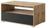 m&ouml;max Dornbirn - Ihr Trendm&ouml;belhaus in Dornbirn Couchtisch Narobi-II ca. 90x45x55 cm Eiche/Schwarz