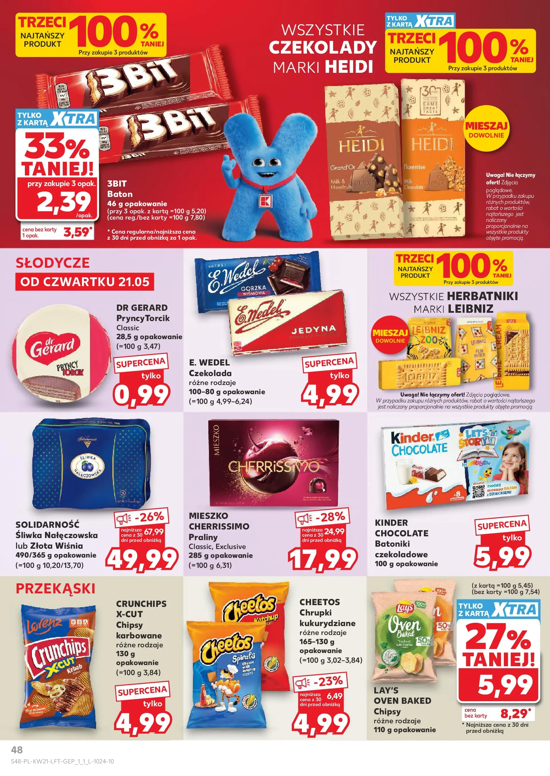 Kaufland - Kaufland Gazetka Tygodnia ważna do 27.05 (20.05.2026) - od jutra | Strona: 48 | Produkty: Słodycze, Śliwka nałęczowska, Herbatniki, Baton Kaufland - Kaufland Gazetka Tygodnia ważna do 27.05 od 20.05.2026 - od jutra PDF | Strona: 48 | Produkty: Słodycze, Śliwka nałęczowska, Herbatniki, Baton
