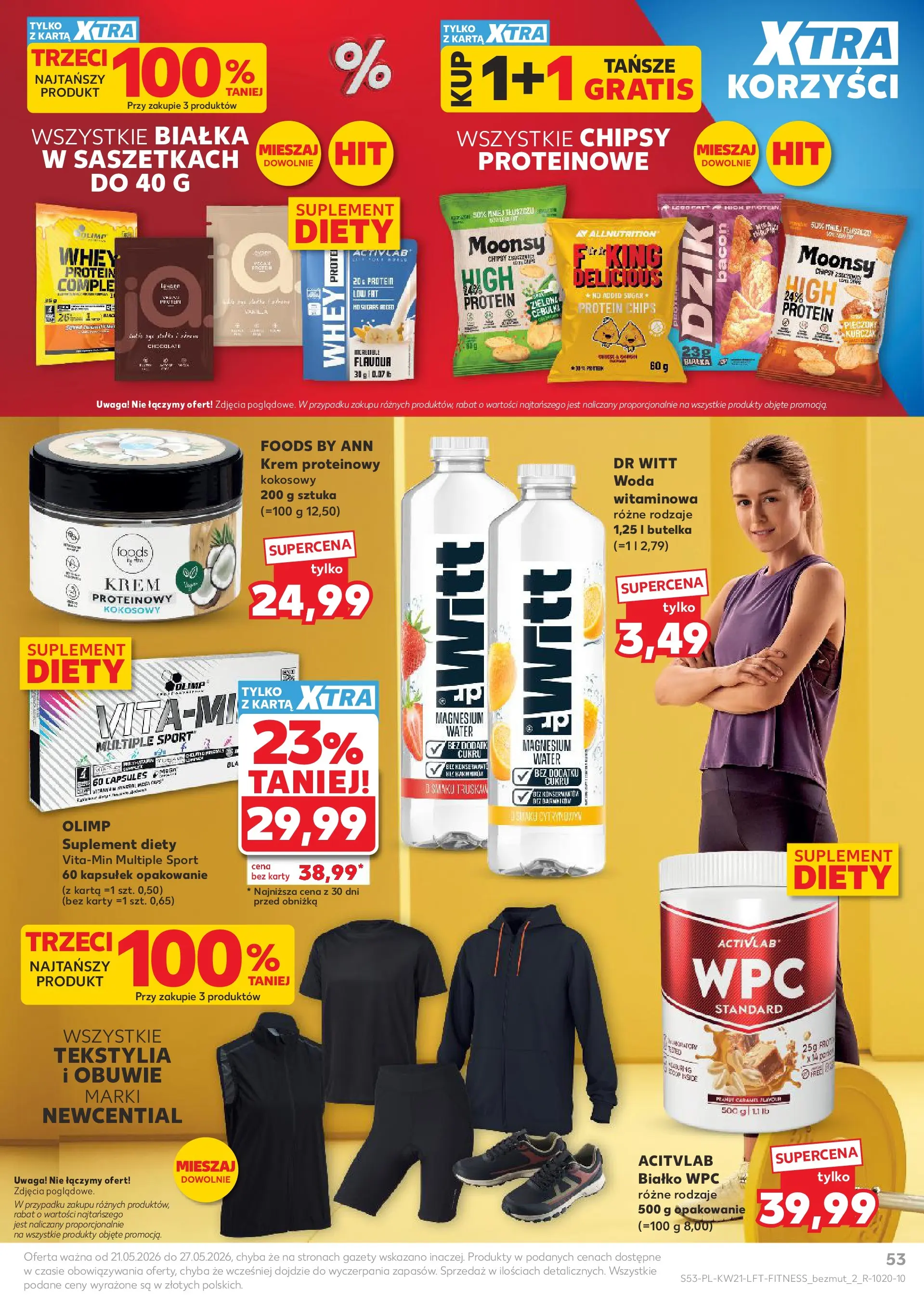Kaufland - Kaufland Gazetka Tygodnia ważna do 27.05 (20.05.2026) - od jutra | Strona: 53 | Produkty: Karta, Krem, Tekstylia, Woda Kaufland - Kaufland Gazetka Tygodnia ważna do 27.05 od 20.05.2026 - od jutra PDF | Strona: 53 | Produkty: Karta, Krem, Tekstylia, Woda