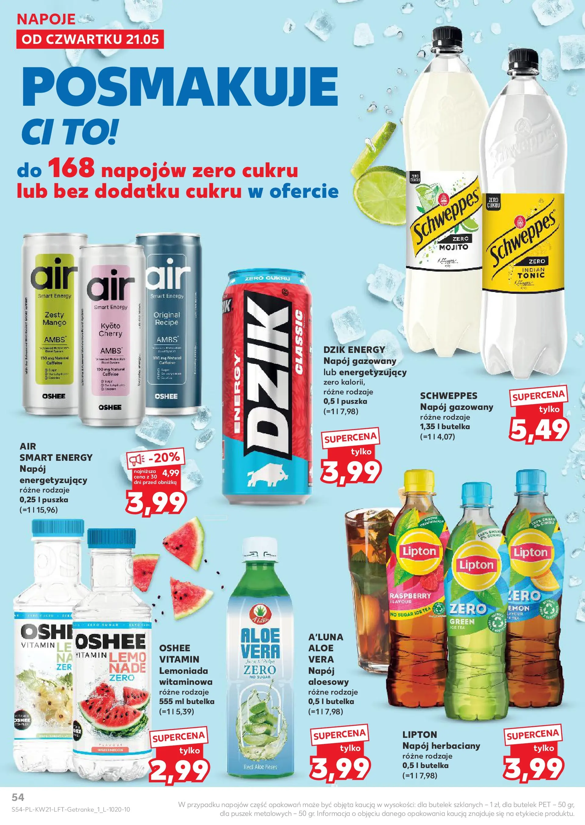 Kaufland - Kaufland Gazetka Tygodnia ważna do 27.05 (20.05.2026) - od jutra | Strona: 54 | Produkty: Mango, Ice Tea, Napoje Kaufland - Kaufland Gazetka Tygodnia ważna do 27.05 od 20.05.2026 - od jutra PDF | Strona: 54 | Produkty: Mango, Ice Tea, Napoje