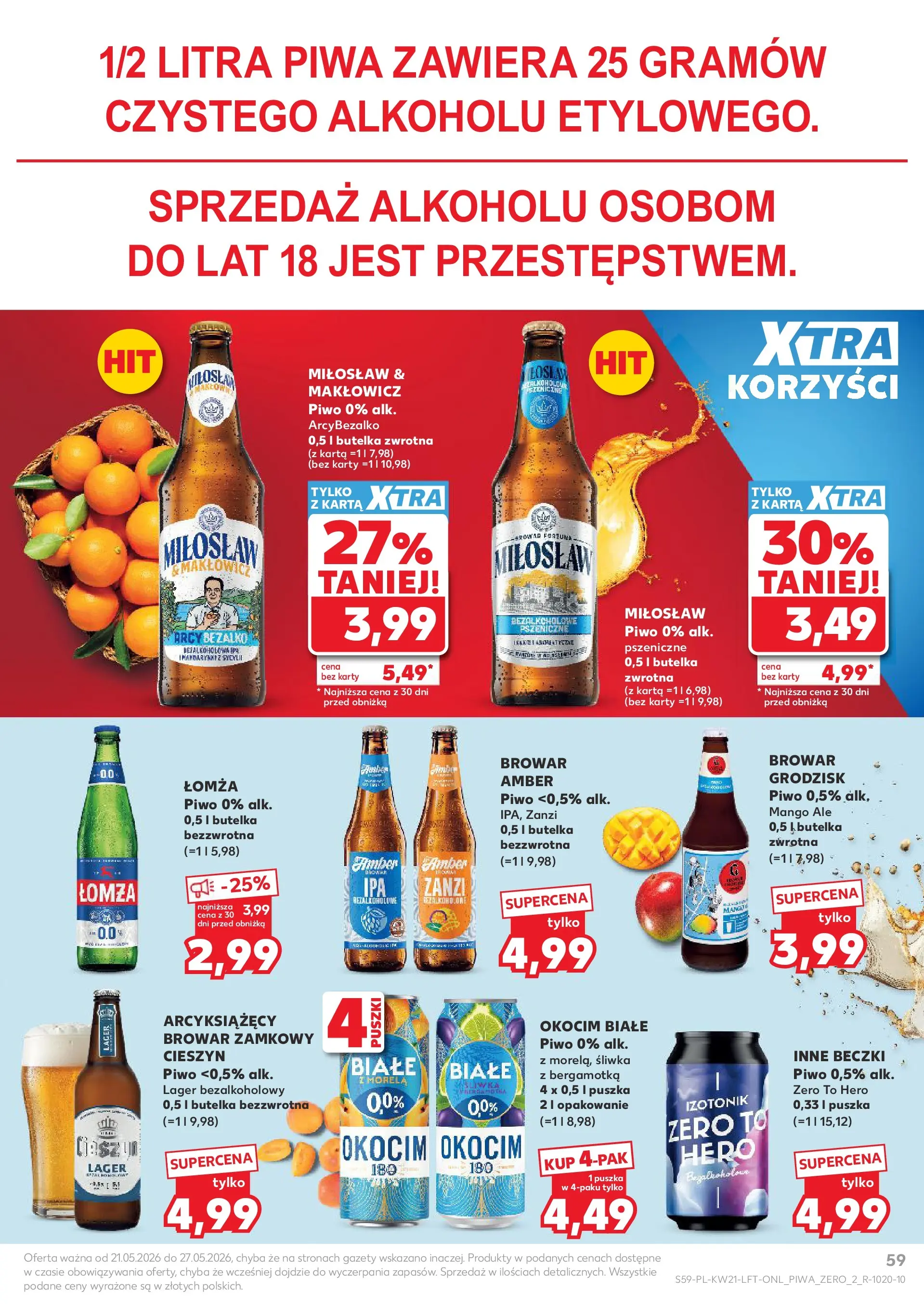 Kaufland - Kaufland Gazetka Tygodnia ważna do 27.05 (20.05.2026) - od jutra | Strona: 59 Kaufland - Kaufland Gazetka Tygodnia ważna do 27.05 od 20.05.2026 - od jutra PDF | Strona: 59