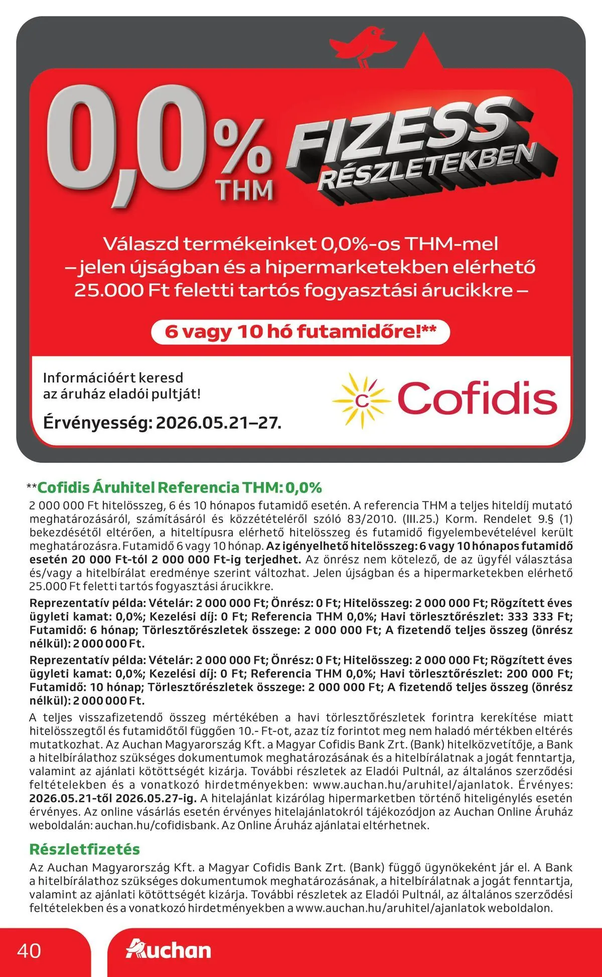Auchan akciós újság Budapest - 2026.05.21. -tól/töl > akció, lapozható szórólap 🛍️ | Oldal: 40 | Termékek: Szőlő