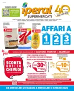 Iperal Affari a 1,2,3&euro; - al 03.06.2026