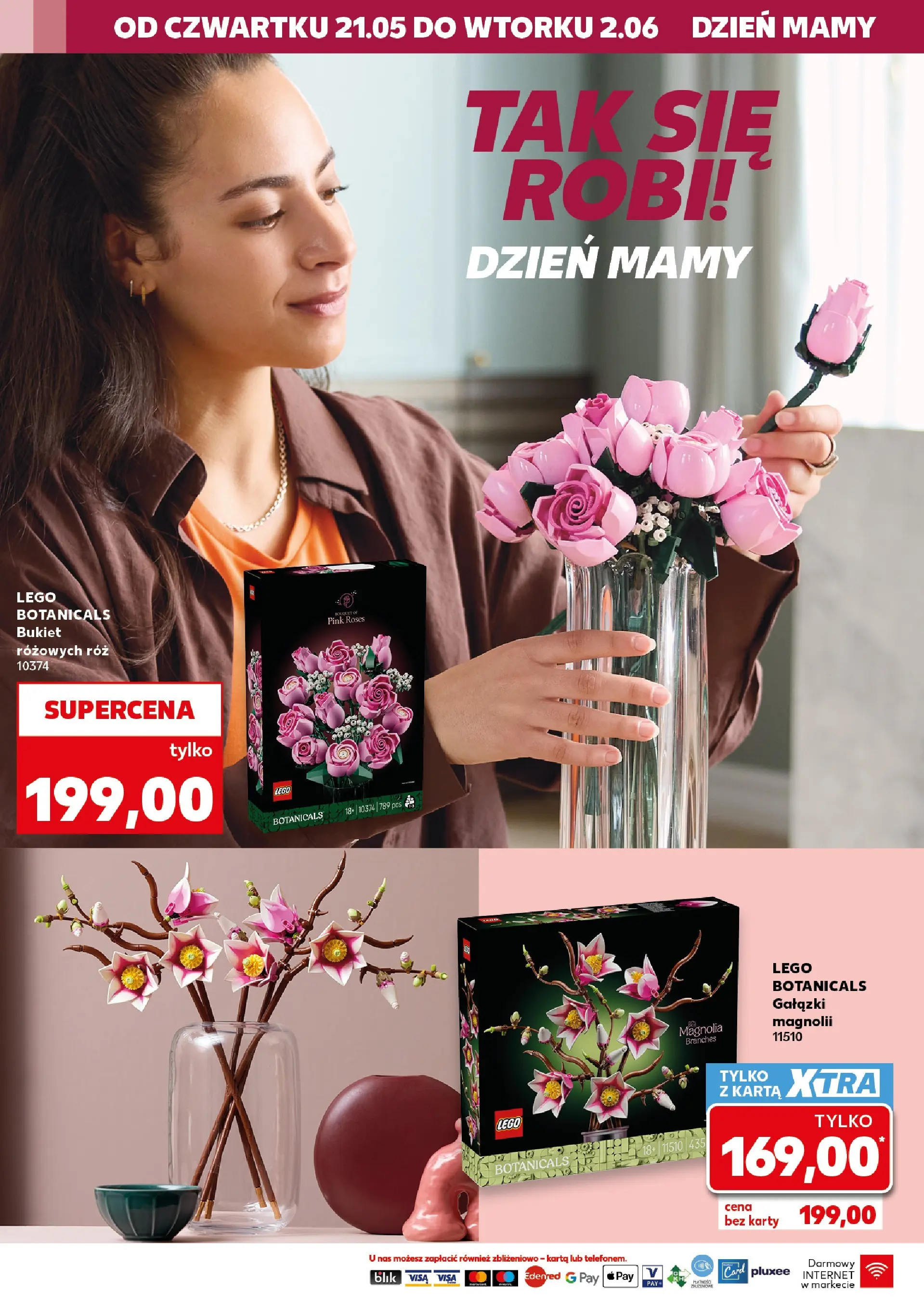 Kaufland gazetka - Złap Okazje od 21.05.2026 - od jutra PDF | Strona: 2 | Produkty: Karta, Lego, Róż