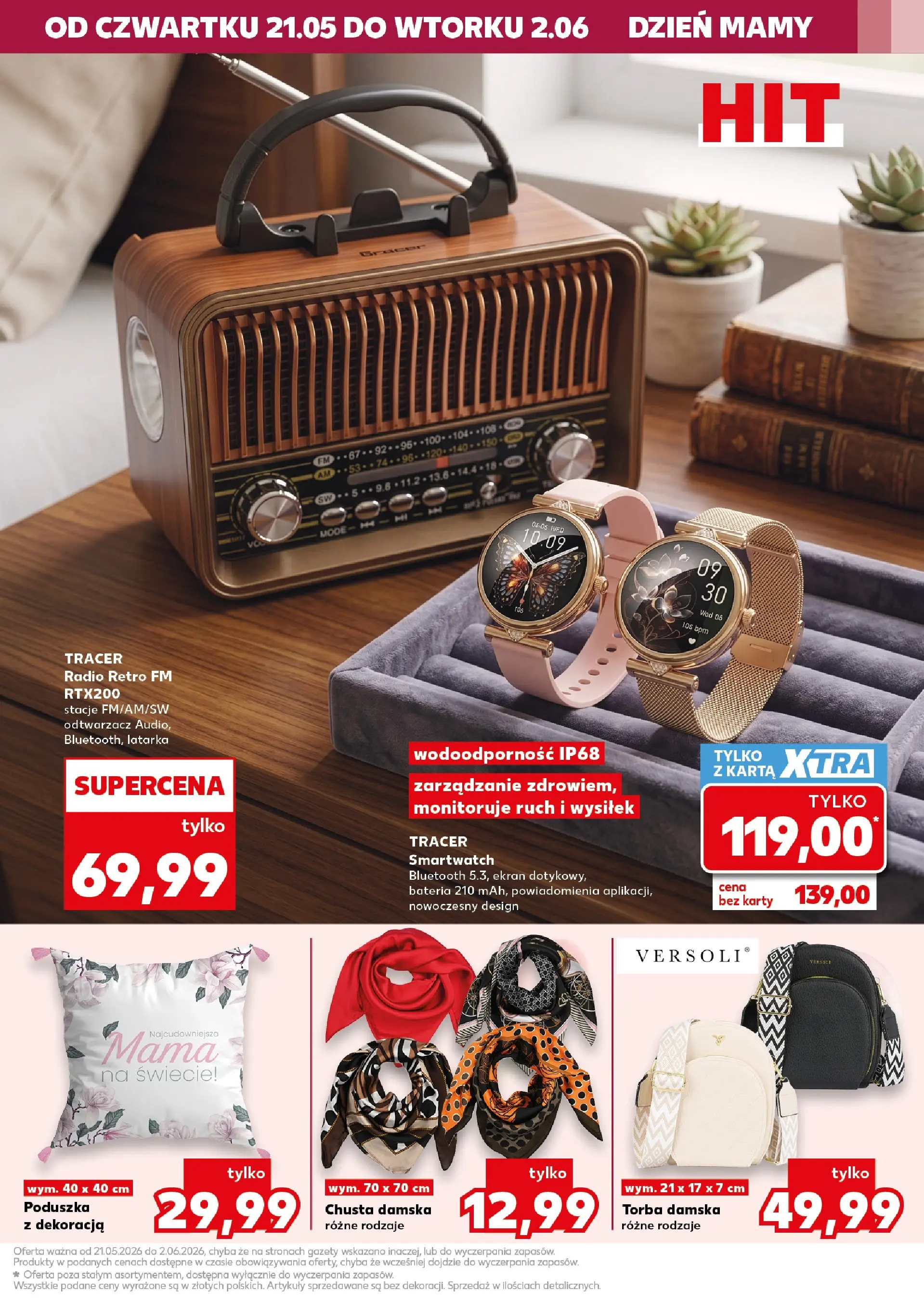 Kaufland gazetka - Złap Okazje od 21.05.2026 - od jutra PDF | Strona: 5 | Produkty: Karta, Radio, Poduszka, Bateria