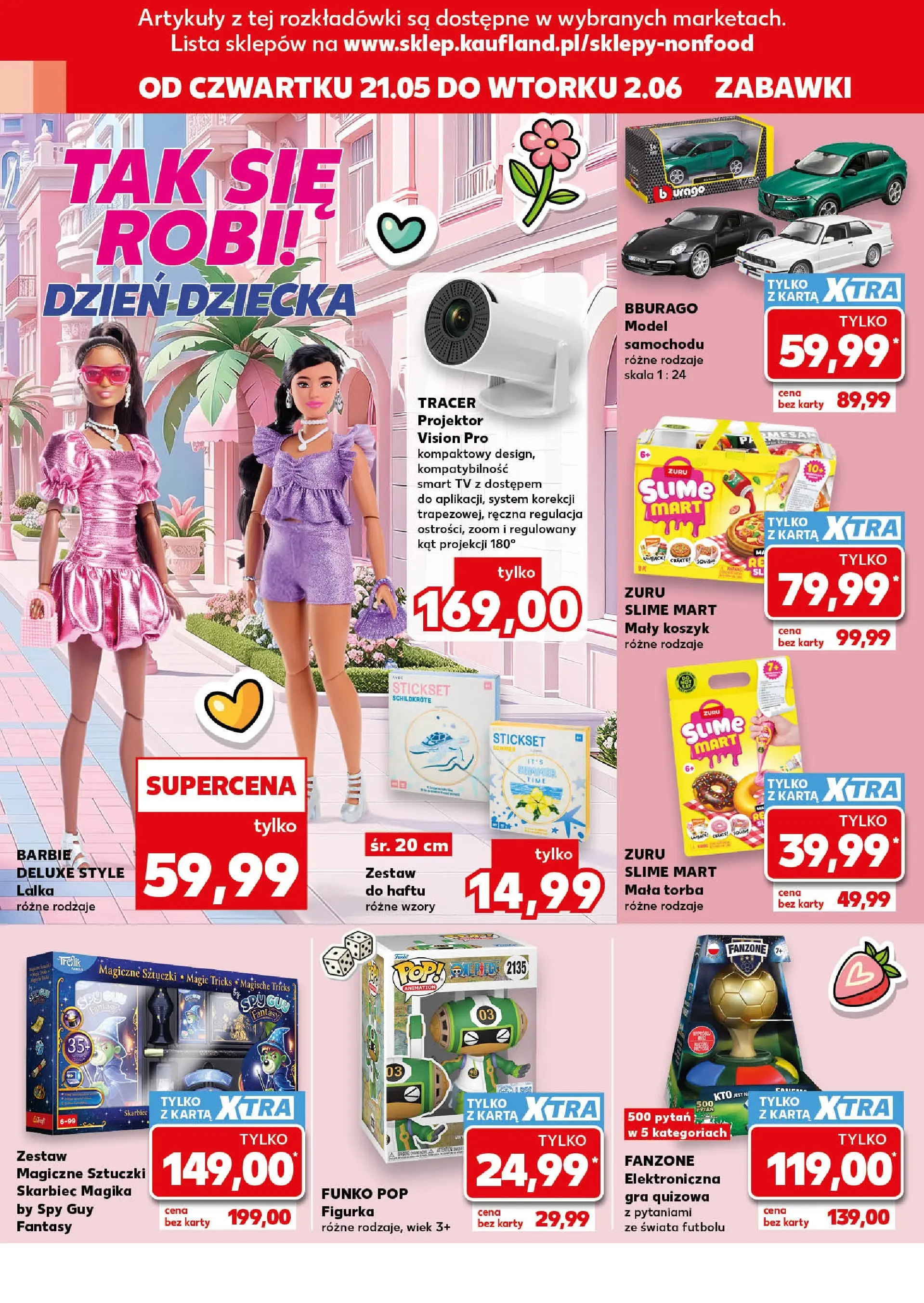 Kaufland gazetka - Złap Okazje od 21.05.2026 - od jutra PDF | Strona: 16 | Produkty: Gra, Torba, Lalka, Barbie