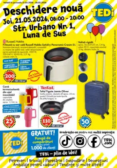Ofertele TEDi valabile de la 21.05.2026 Ofertele TEDi valabile de la 21.05.2026