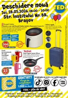 Ofertele TEDi valabile de la 28.05.2026