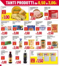 Tanti prodotti da 0,50 a 3,00 euro