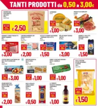Tanti prodotti da 0,50 a 3,00 euro
