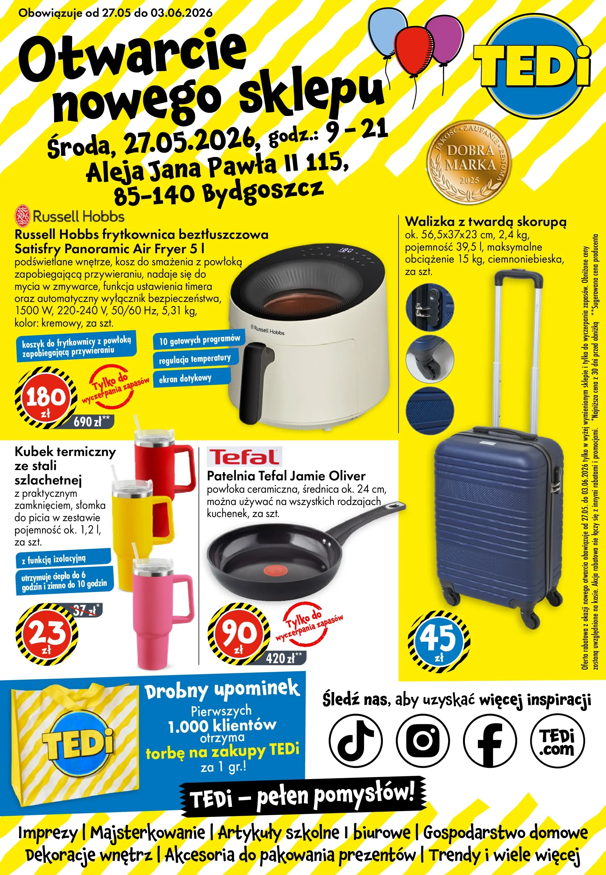 TEDi - Tedi gazetka do 03.06.2026 od (26.05.2026 - 03.06.2026) | Strona: 1