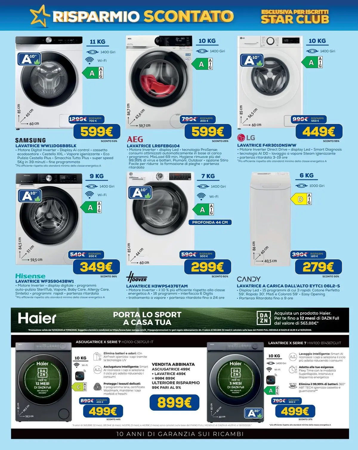 Nuovo Euronics - Risparmio Scontato dal 21/05/2026 > offerte anteprima 🛍️ | Pagina: 2 | Prodotti: Tè, Asciugatrice, TV, Samsung