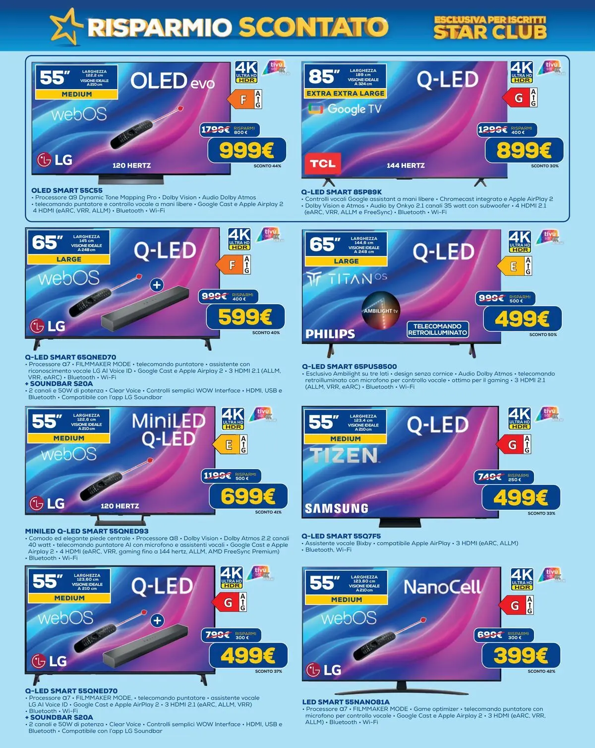 Nuovo Euronics - Risparmio Scontato dal 21/05/2026 > offerte anteprima 🛍️ | Pagina: 6 | Prodotti: TV, Audio, Microfono, USB