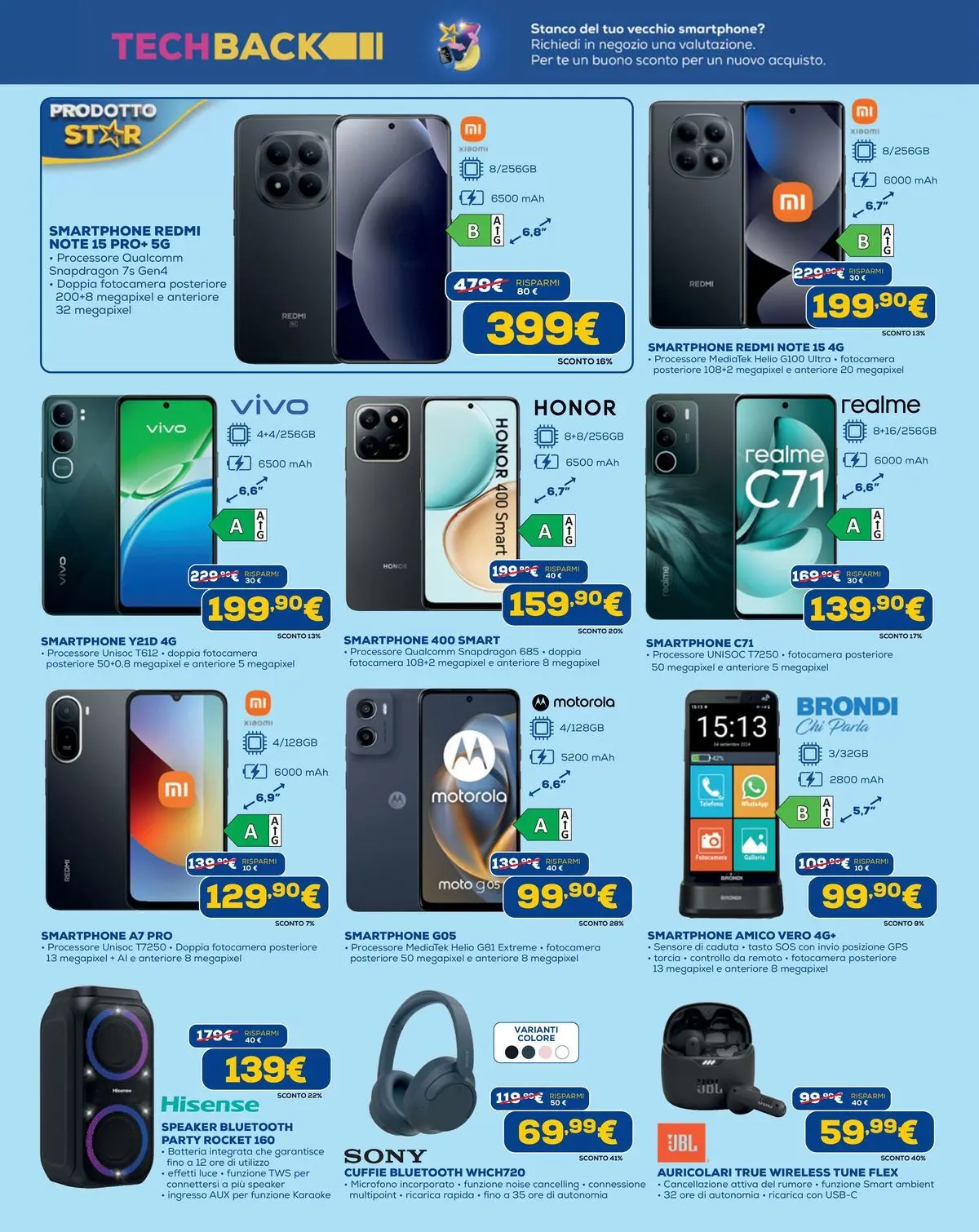 Nuovo Euronics - Risparmio Scontato dal 21/05/2026 > offerte anteprima 🛍️ | Pagina: 11 | Prodotti: Auricolari, Smartphone, Cuffie, Fotocamera