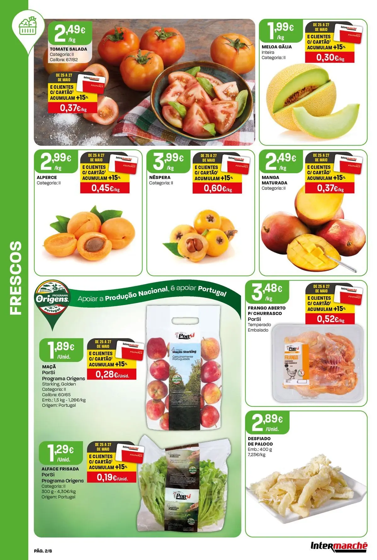 Intermarché - Intermarché » de 21/05/2026 - 27/05/2026 | Página: 2 | Produtos: Frango, Tomate, Salada, Alface