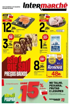 Pré-visualização Intermarché - Isto é que são preços BAIXOS! válido de 21.05.2026