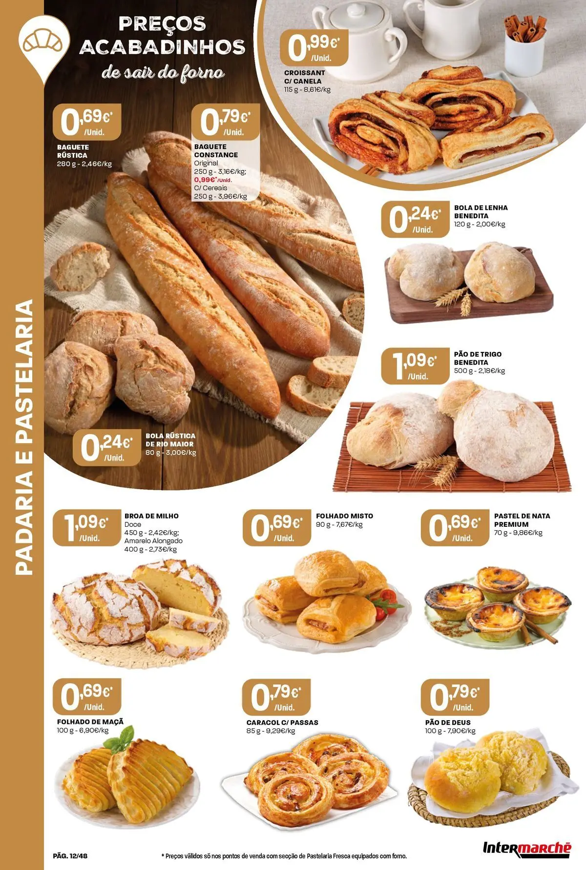 Intermarché - Isto é que são preços BAIXOS! » de 21/05/2026 - 27/05/2026 | Página: 12 | Produtos: Forno, Padaria, Canela, Maça
