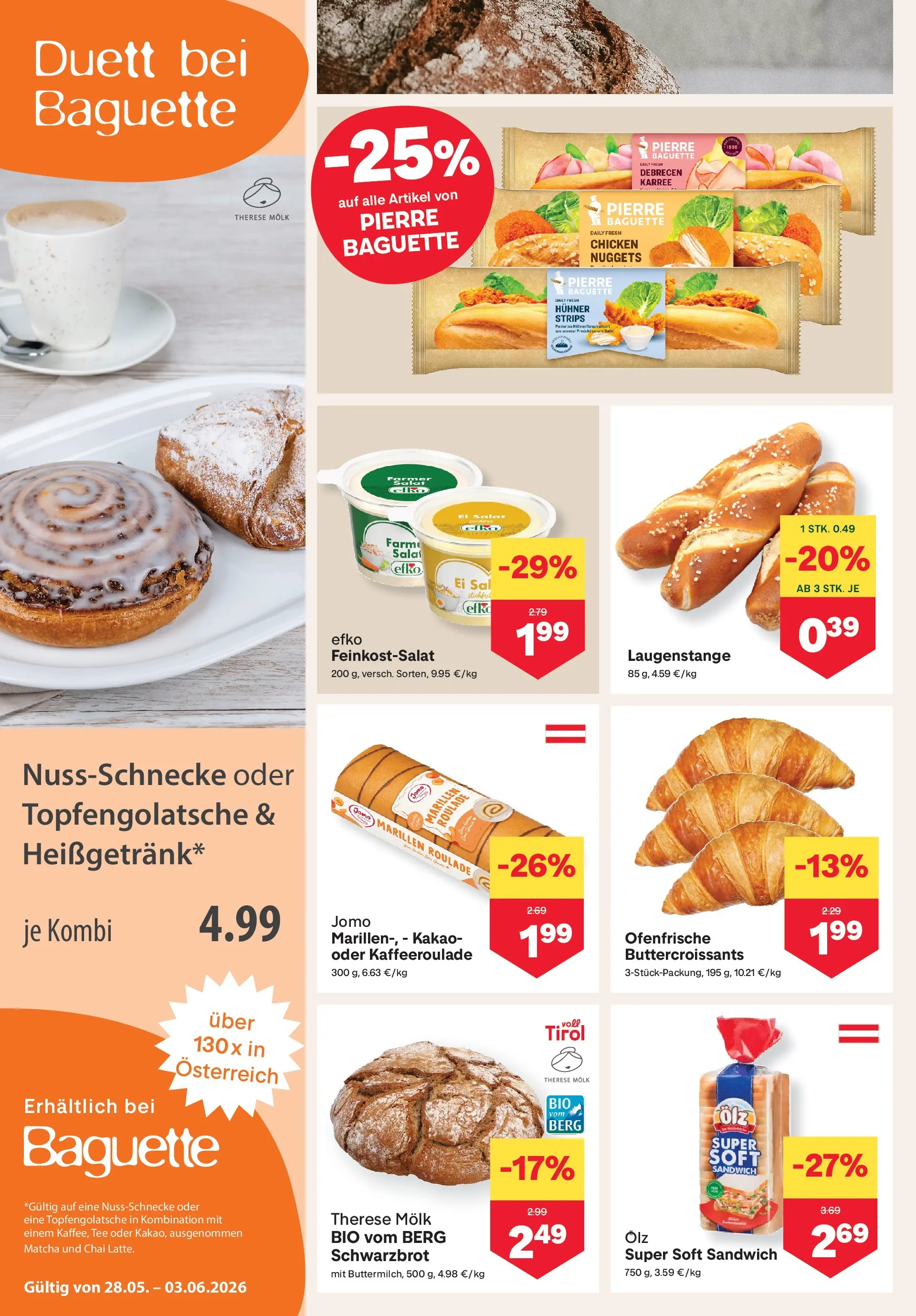 MPREIS St.Gallenkirch von 27.05.2026 - Aktuelle Angebote | Seite: 4 | Produkte: Salat, Jääkaappipakastin, Tee