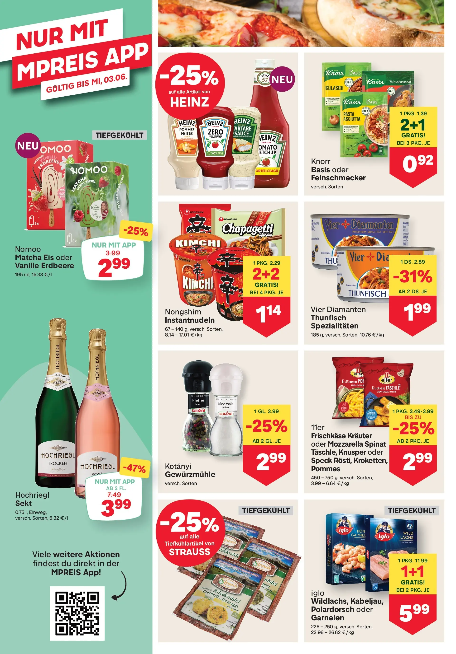 MPREIS St.Gallenkirch von 27.05.2026 - Aktuelle Angebote | Seite: 8 | Produkte: Pasta, Rock, Eis, Pfeffer