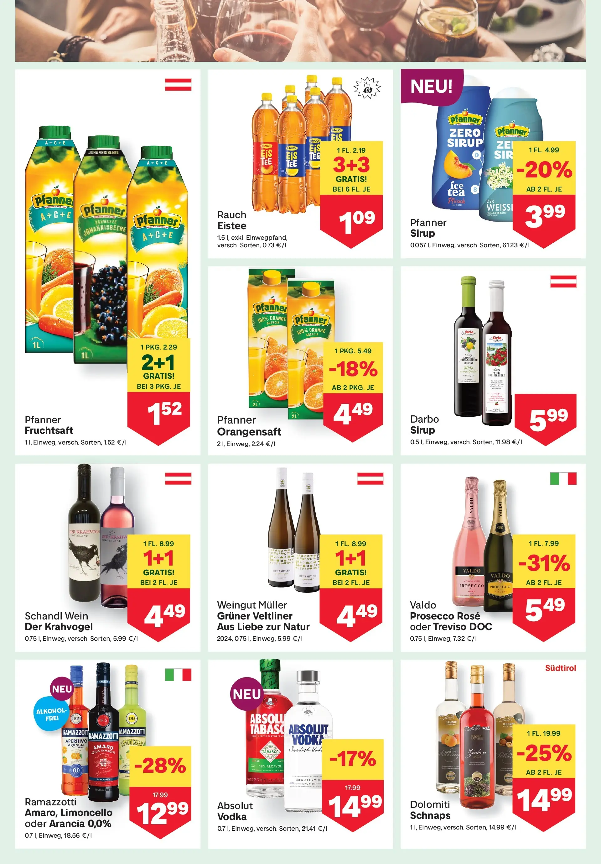 MPREIS St.Gallenkirch von 27.05.2026 - Aktuelle Angebote | Seite: 10 | Produkte: Zitrone, Pfirsich, Wein