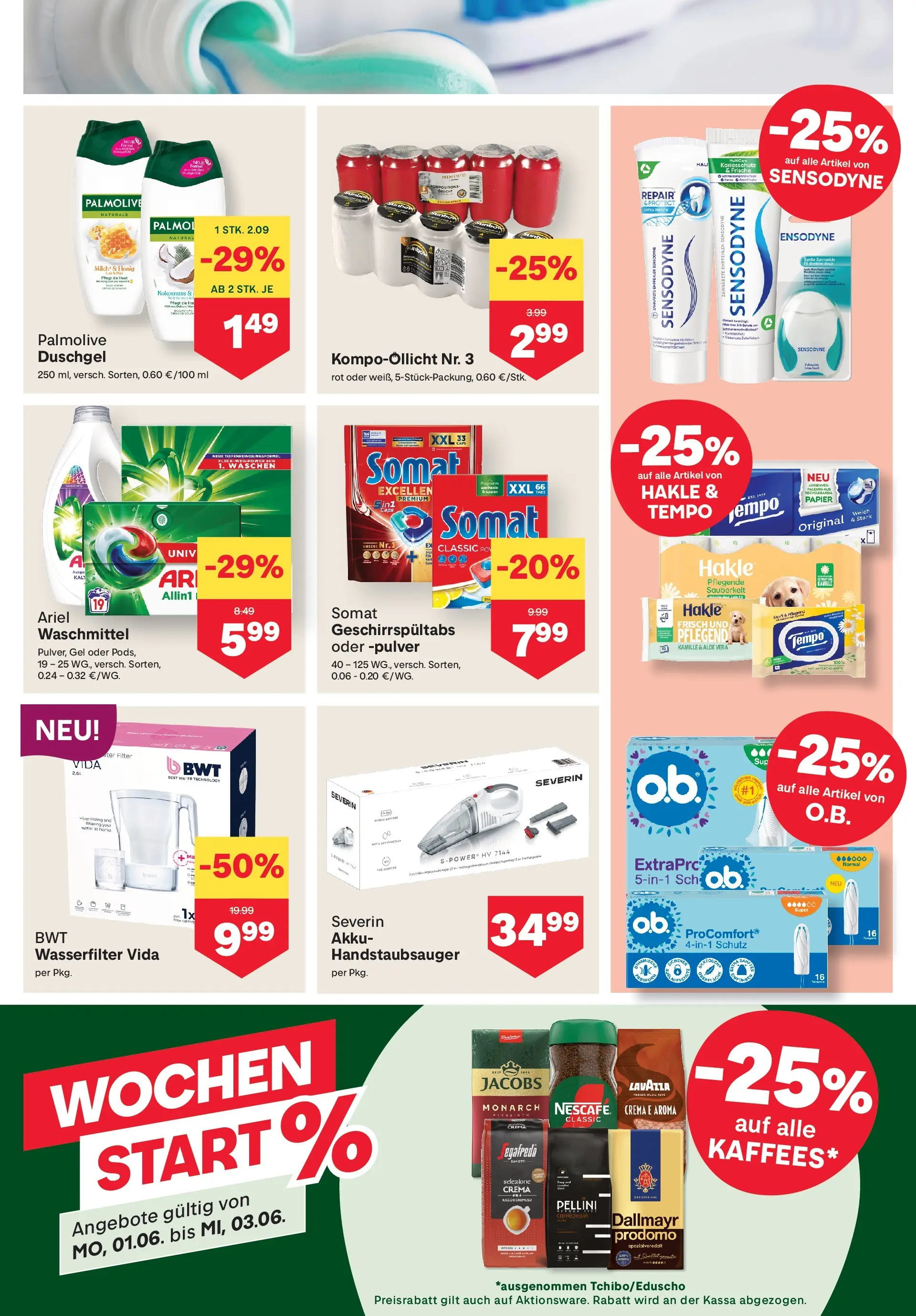 MPREIS St.Gallenkirch von 27.05.2026 - Aktuelle Angebote | Seite: 11 | Produkte: Milch, Duschgel, Waschmittel