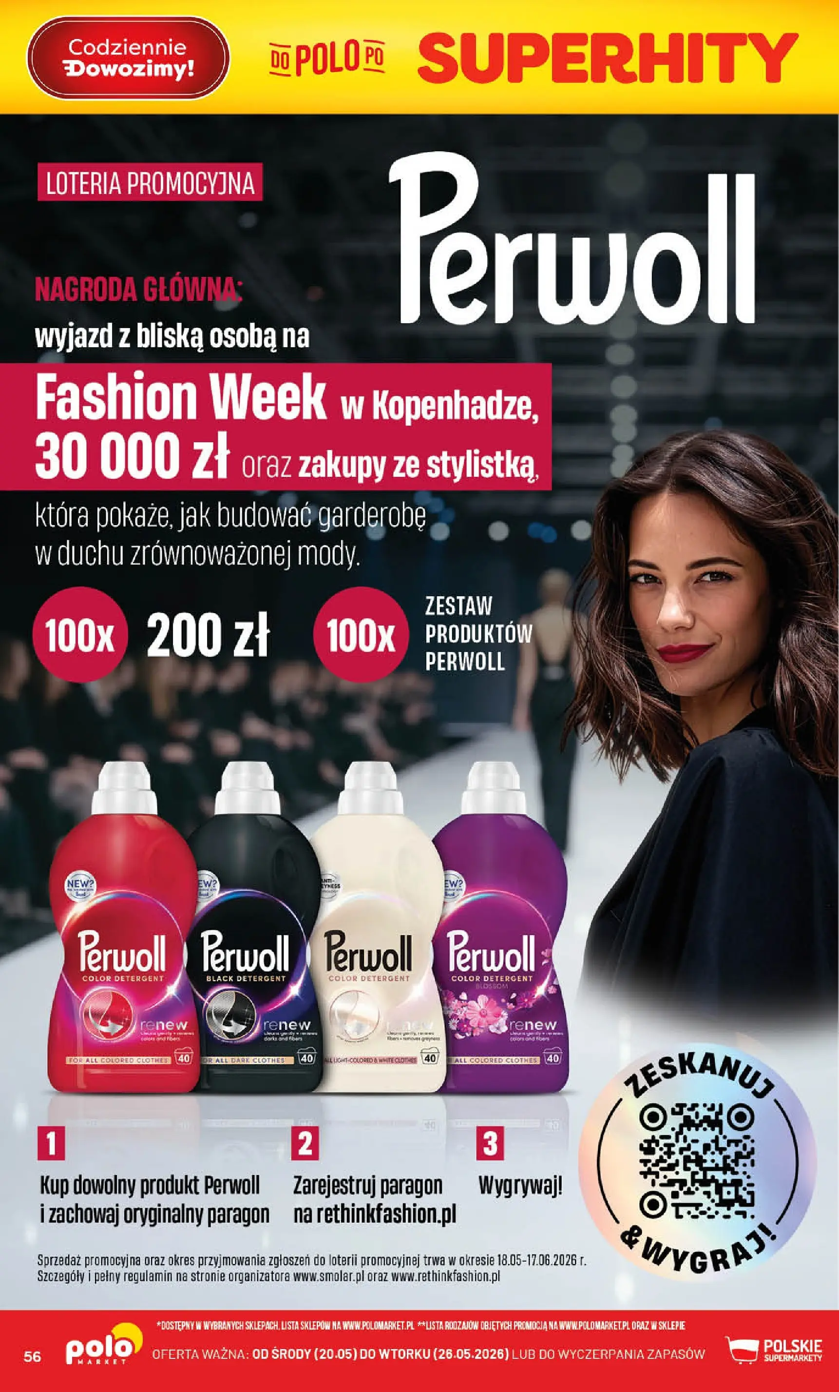 Nowa POLOmarket gazetka od jutra 20.05.2026 | Strona: 56 | Produkty: Detergent