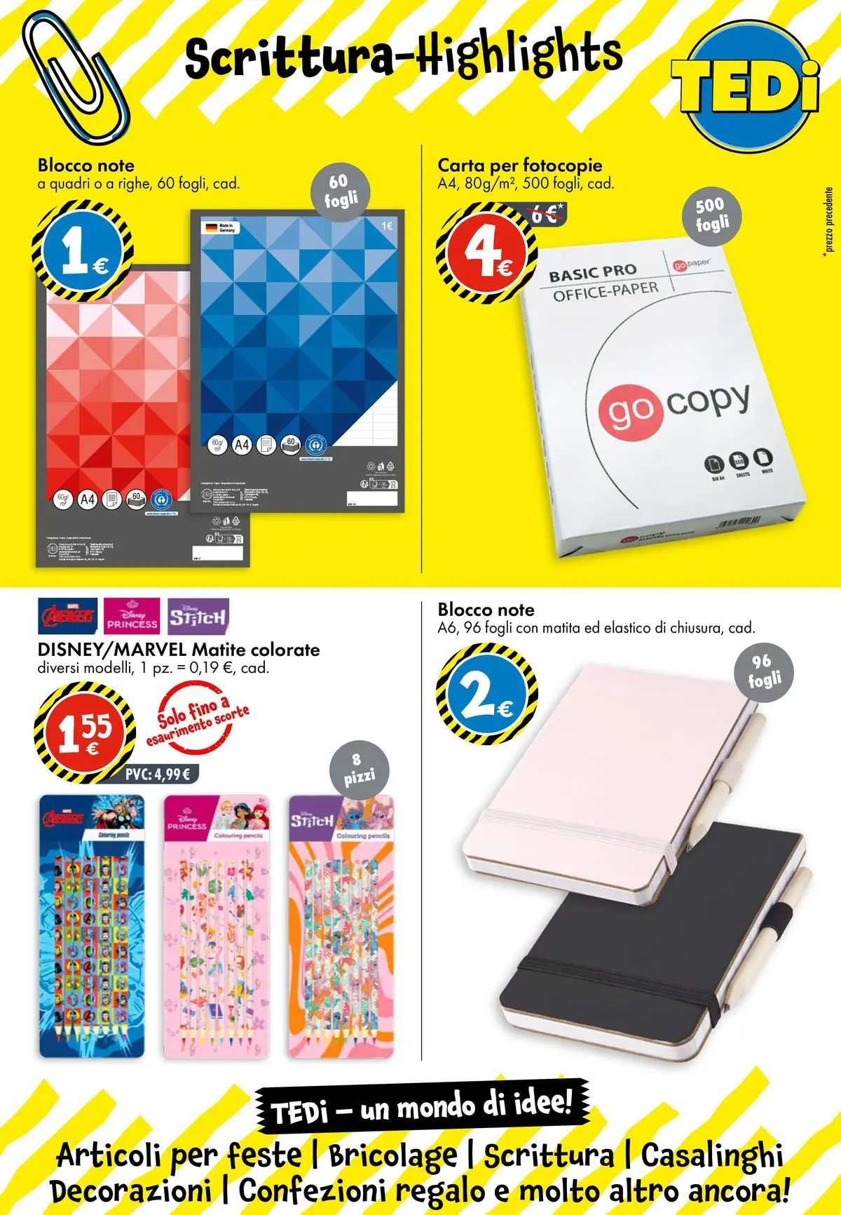 Nuovo TEDi - TEDi volantino fino al 30.05.2026 dal 23/05/2026 > offerte anteprima 🛍️ | Pagina: 11 | Prodotti: Matite colorate, Decorazioni