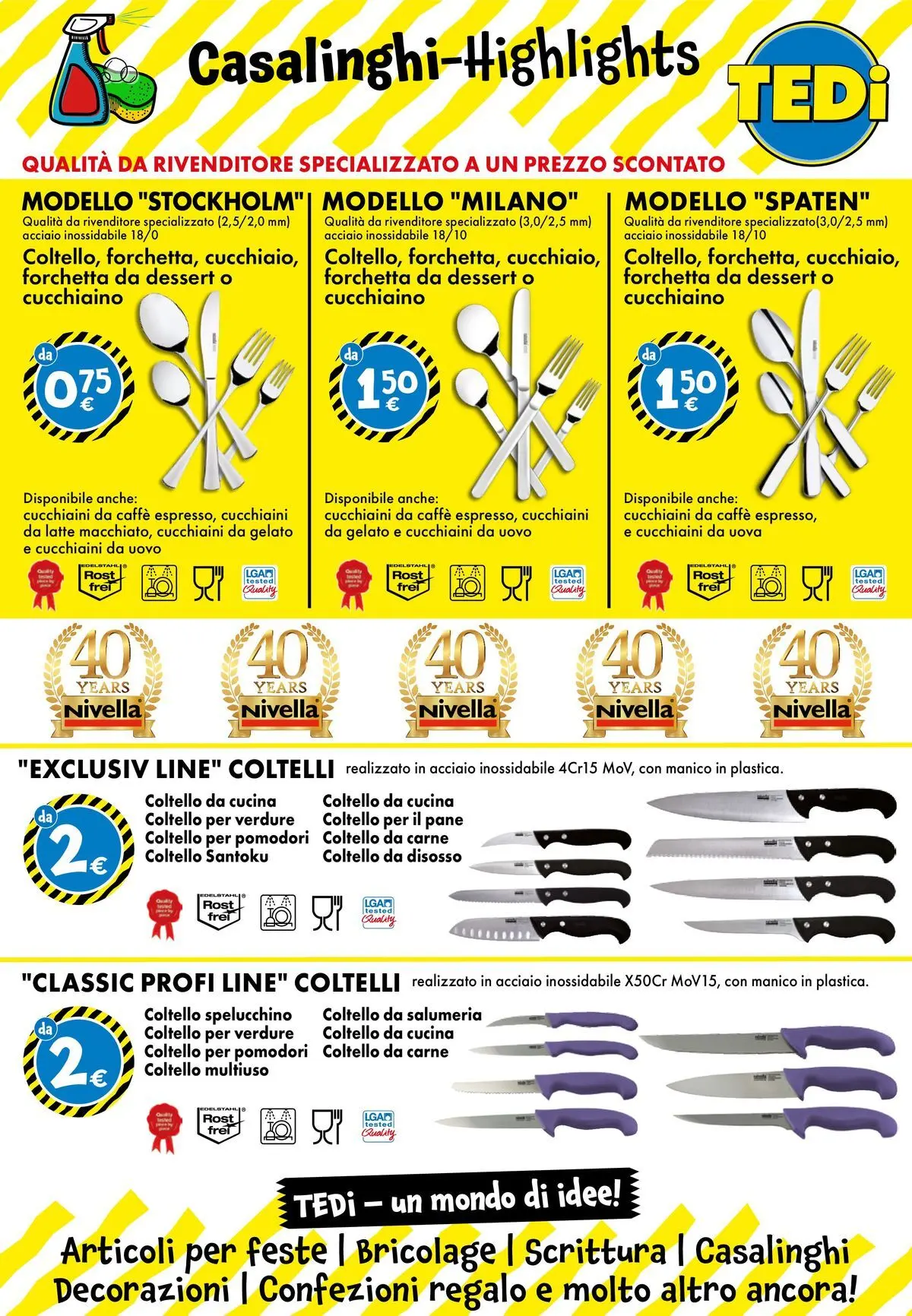 Nuovo TEDi - TEDi volantino fino al 30.05.2026 dal 23/05/2026 > offerte anteprima 🛍️ | Pagina: 15 | Prodotti: Uova, Pane, Verdure, Decorazioni