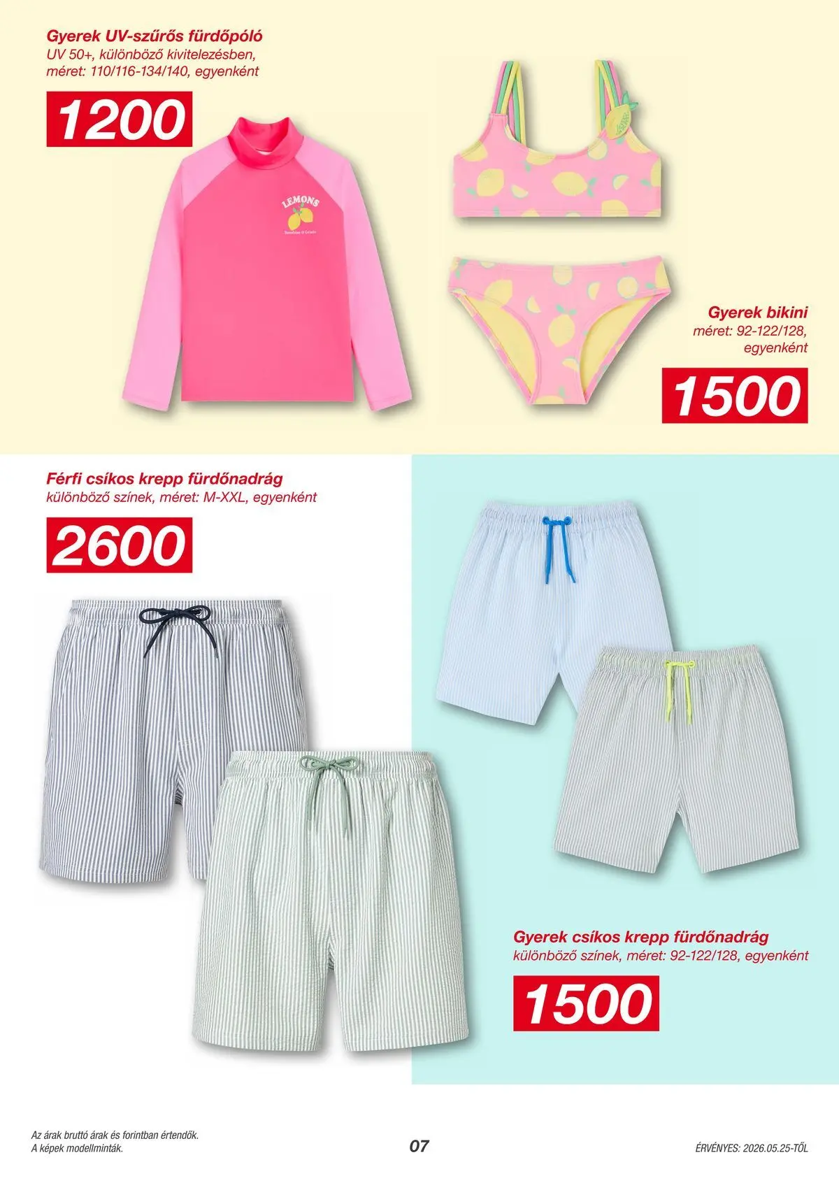 Kik akciós újság Budapest - 2026.05.25. -tól/töl > akció, lapozható szórólap 🛍️ | Oldal: 7 | Termékek: Bikini