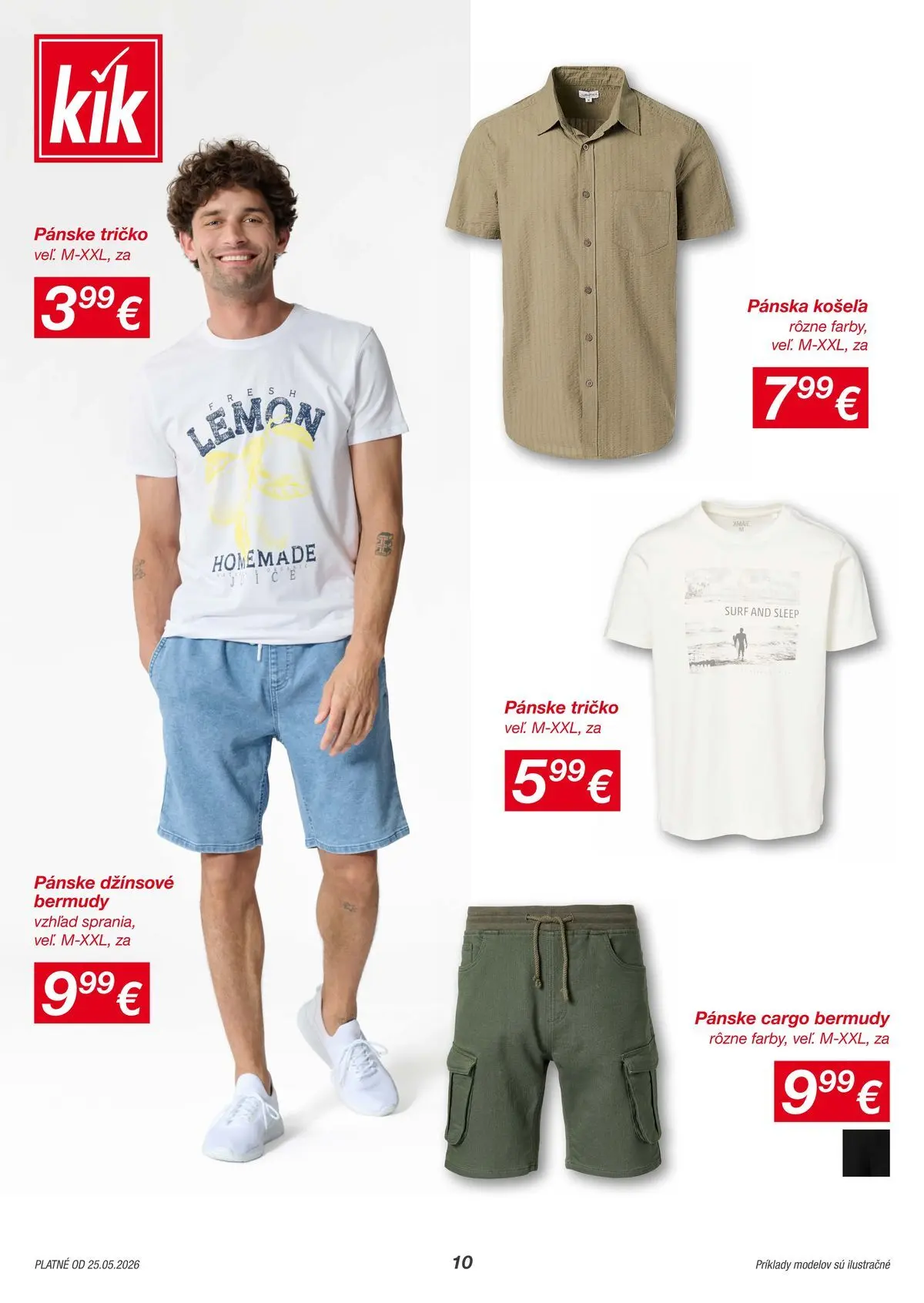 Kik viac letných okamihov od 25.05.2026 → Aktuálny textil výpredaj online | Strana: 10 | Produkty: Tričko, Košeľa