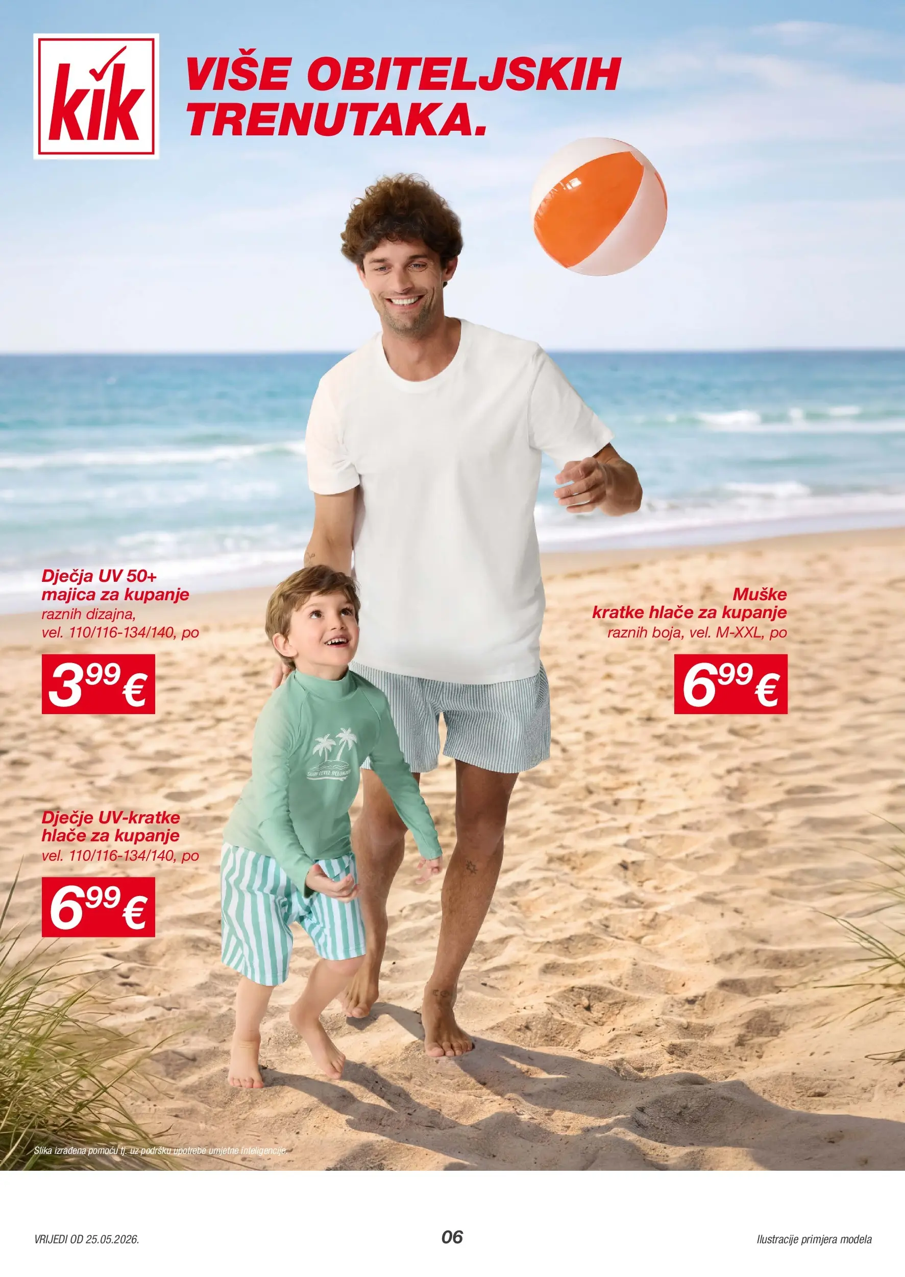 Kik - KiK katalog do 31.05.2026 novi od 21.05.2026 na listanje > letak digitalni | Stranica: 6 | Proizvodi: Majica, Hlače, Kratke hlače