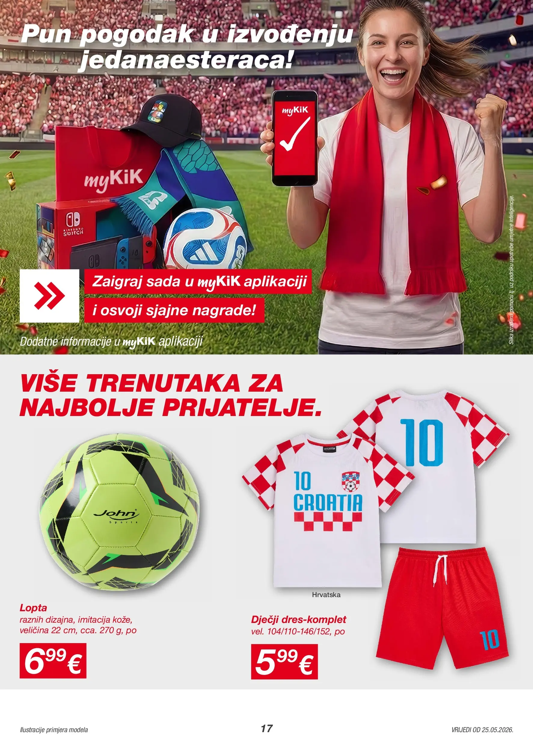 Kik - KiK katalog do 31.05.2026 novi od 21.05.2026 na listanje > letak digitalni | Stranica: 17 | Proizvodi: Lopta