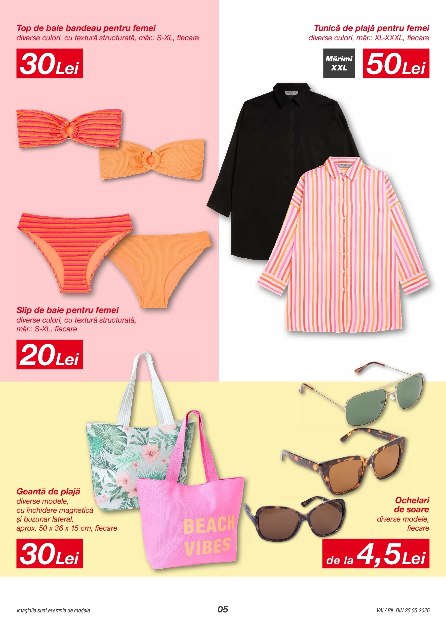 Kik catalog 25.05.2026 - Online magazin Romania | Pagină: 5 | Produse: Ochelari, Geantă, Top, Slip
