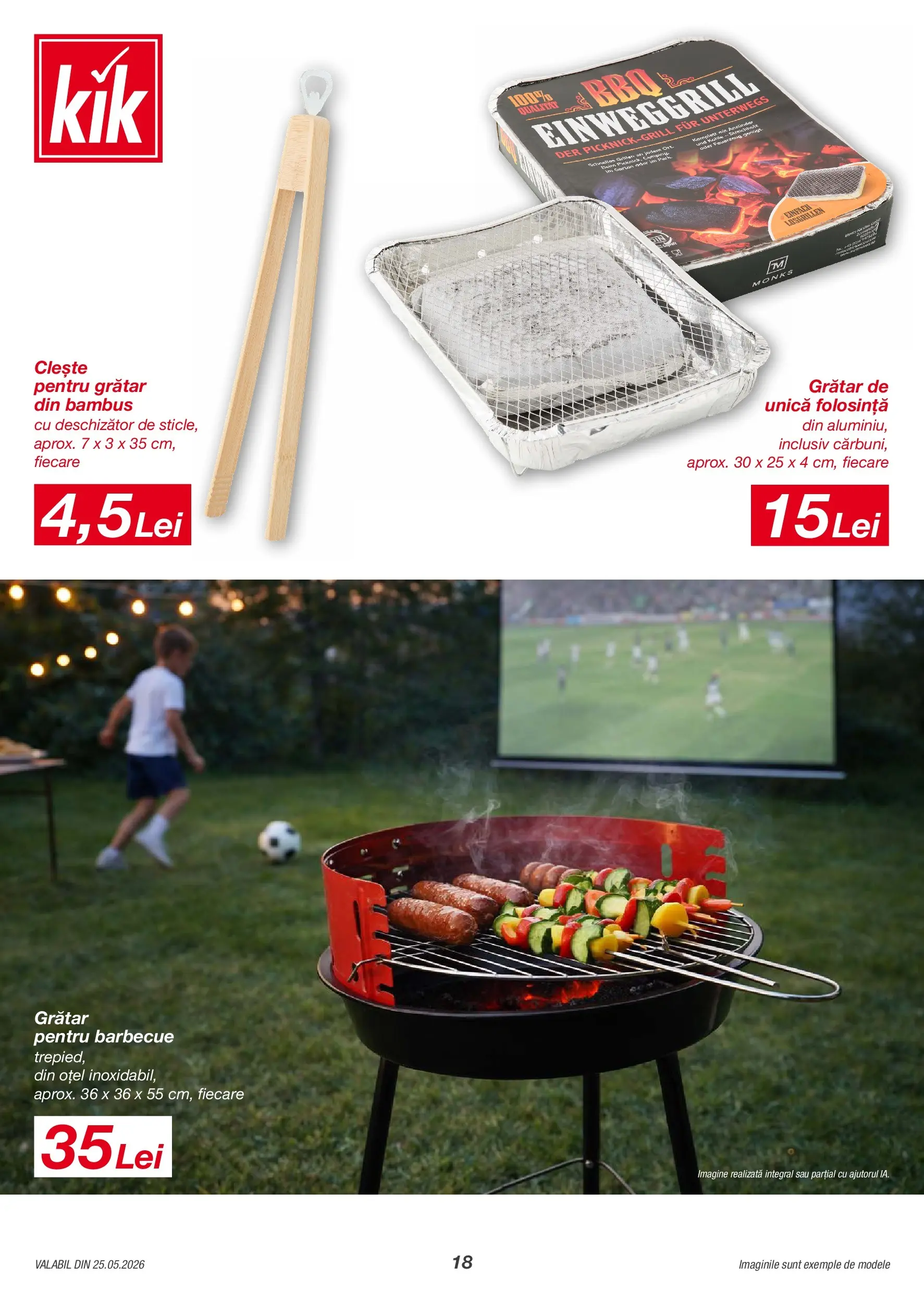 Kik catalog 25.05.2026 - Online magazin Romania | Pagină: 18 | Produse: Clește, Grătar