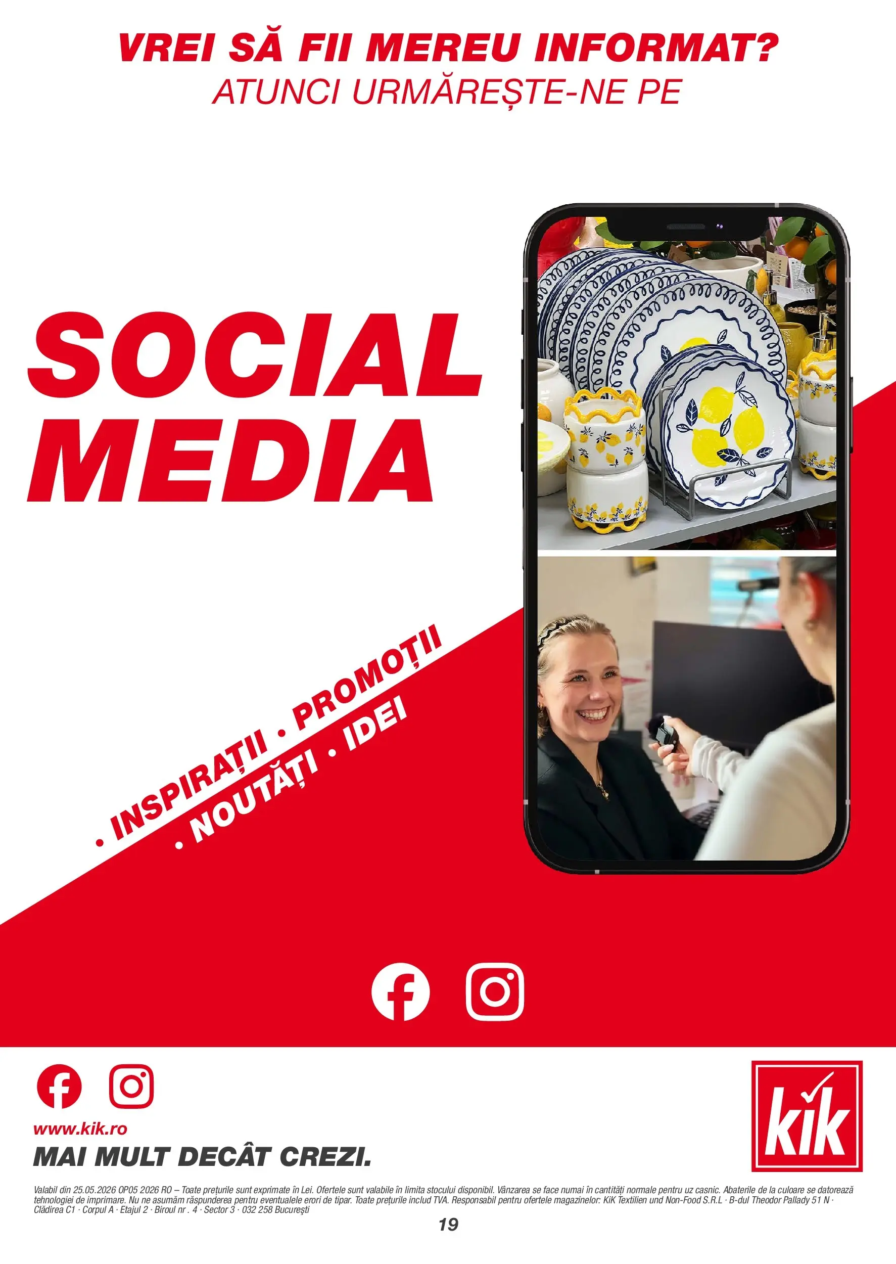 Kik catalog 25.05.2026 - Online magazin Romania | Pagină: 19