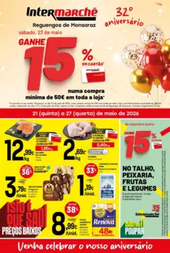 Pré-visualização Intermarché - Isto é que são preços BAIXOS! válido de 21.05.2026